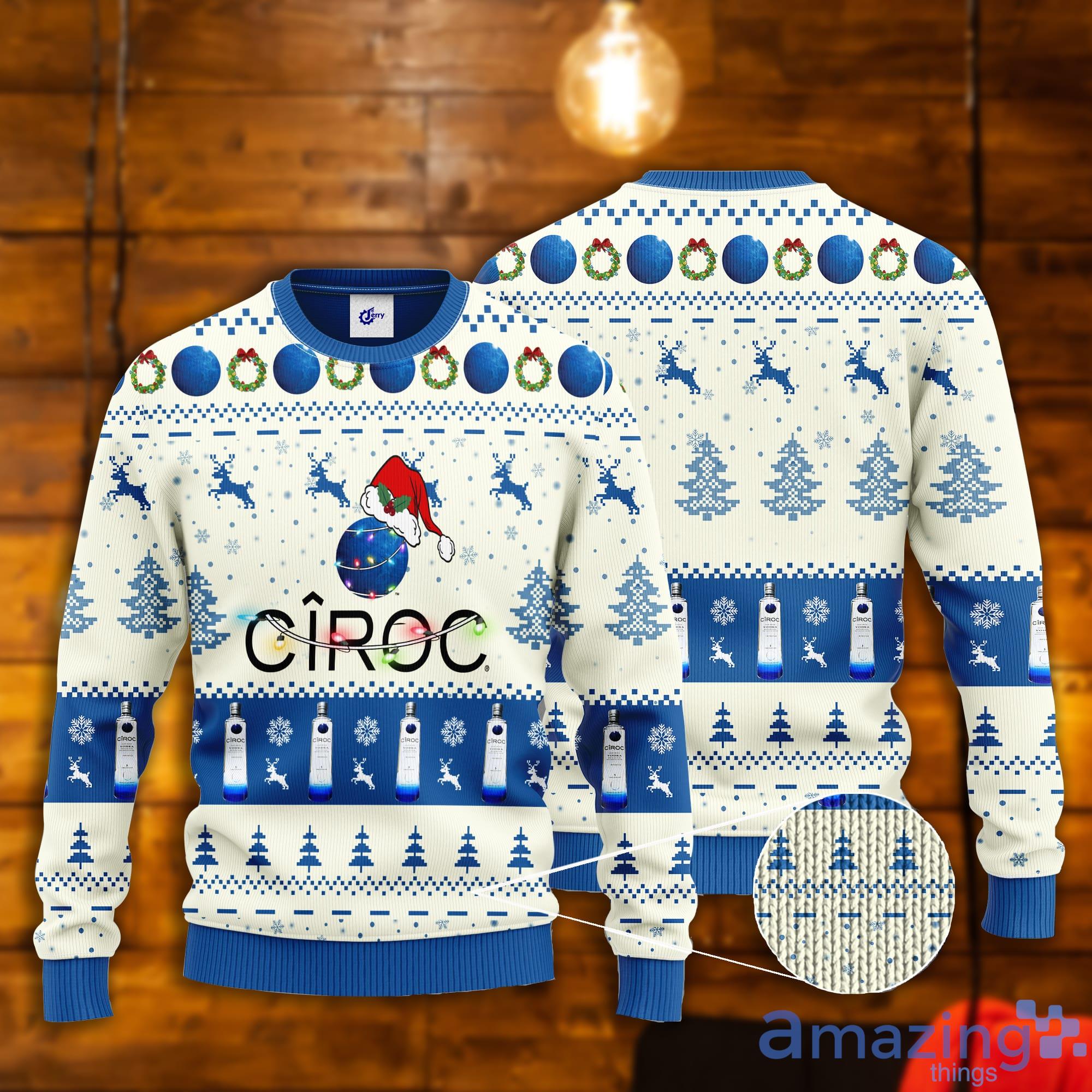 Ciroc Santa Hat Christmas Ugly Christmas Sweater Product Photo 1