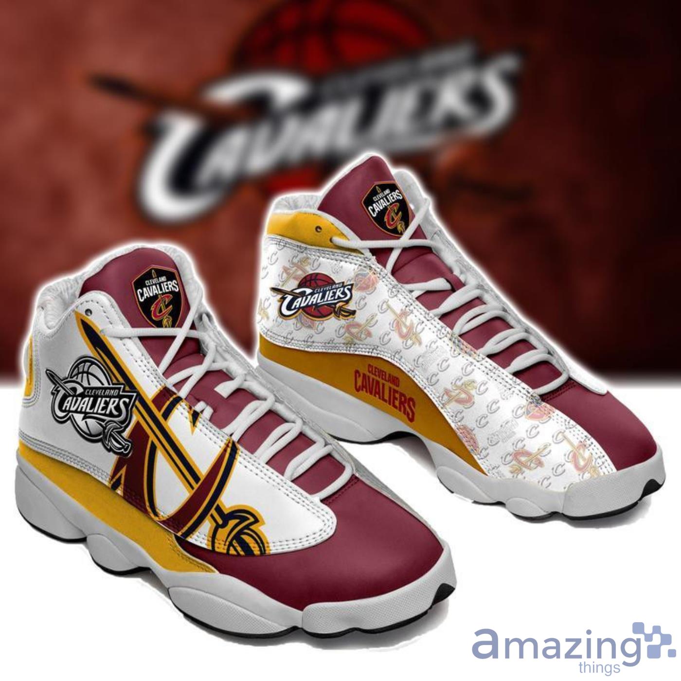 Cleveland Cavaliers Limited Edition Air Jordan 13 Sneakers Shoes image Cleveland Cavaliers Limited Edition Air Jordan 13 Sneakers Shoes Product Photo 4