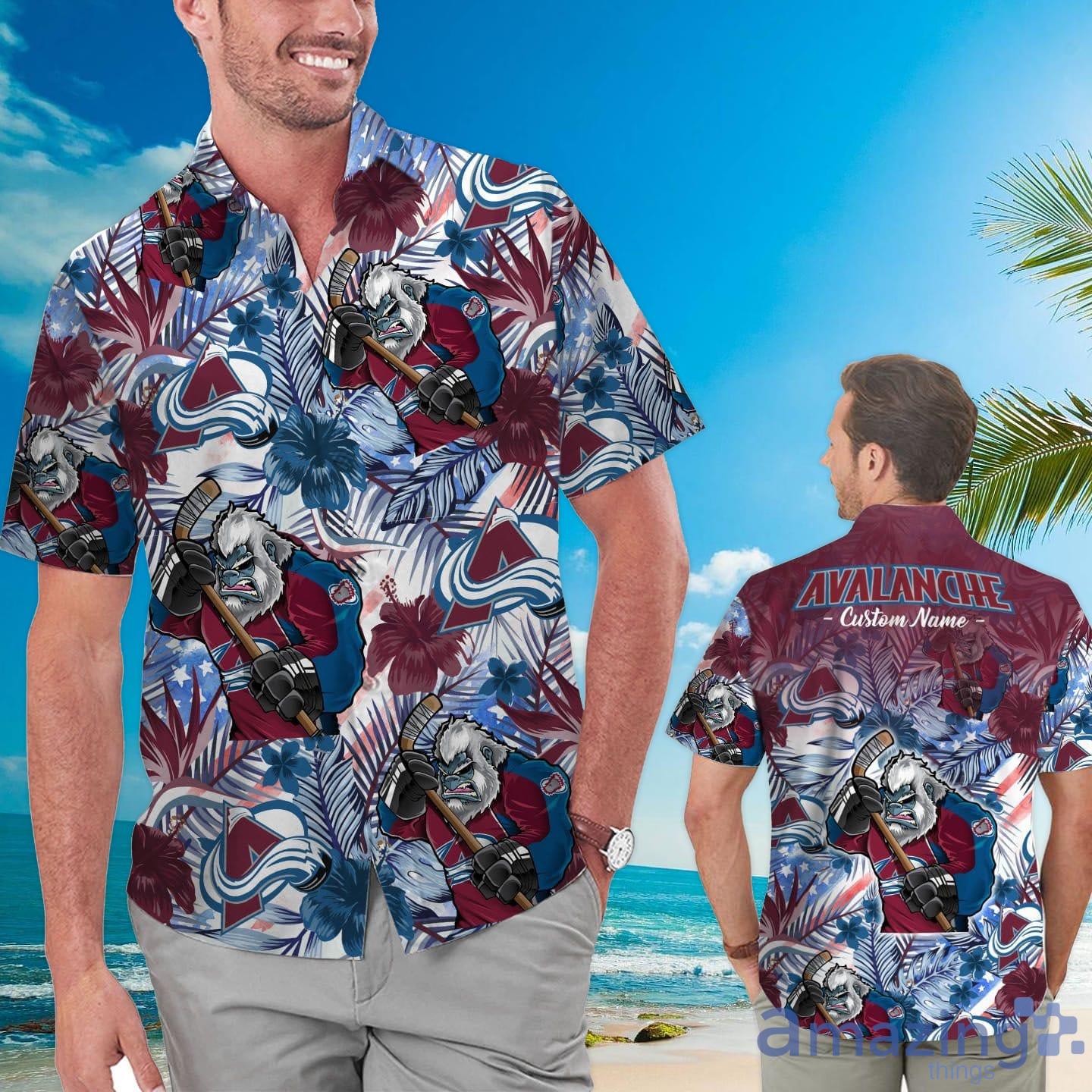 Colorado Avalanche NHL Hawaiian Shirt Brightnesstime Aloha Shirt - Trendy  Aloha