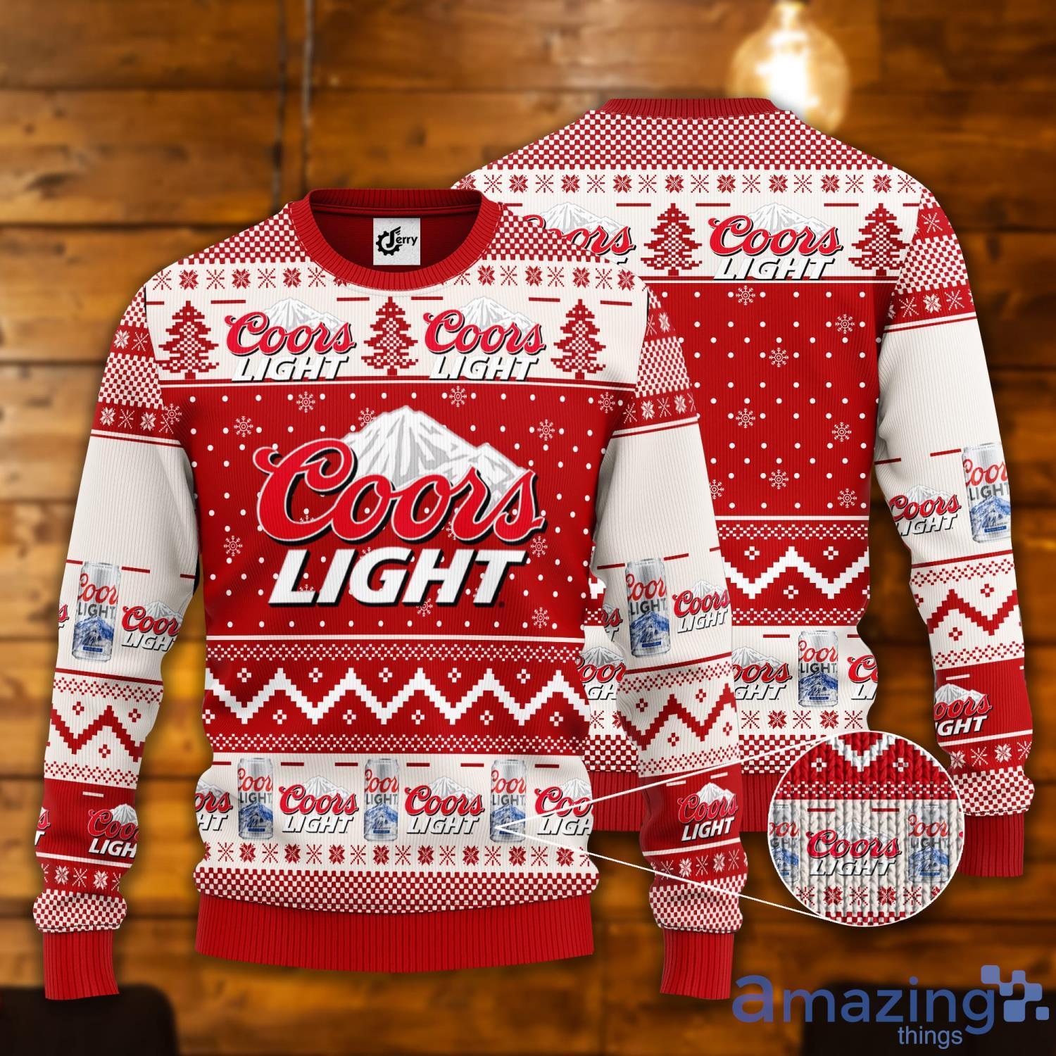 Coors Light Ugly Christmas Sweater For Coors Light Lover Product Photo 1