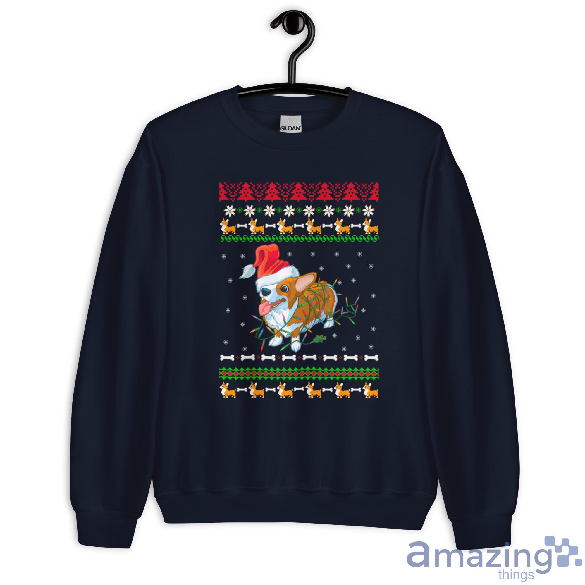 Corgi Christmas Sweater Christmas Sweatshirt - G180 Unisex Heavy Blend Crewneck Sweatshirt-1