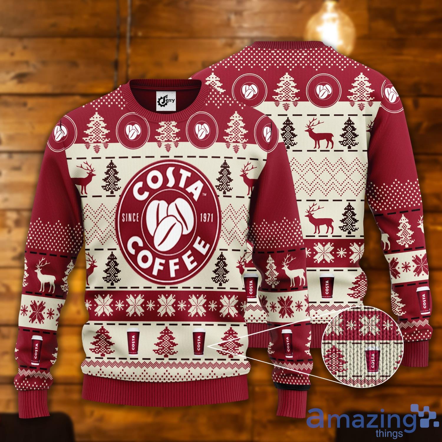 Costa Christmas Gift Ugly Christmas Sweater Product Photo 1