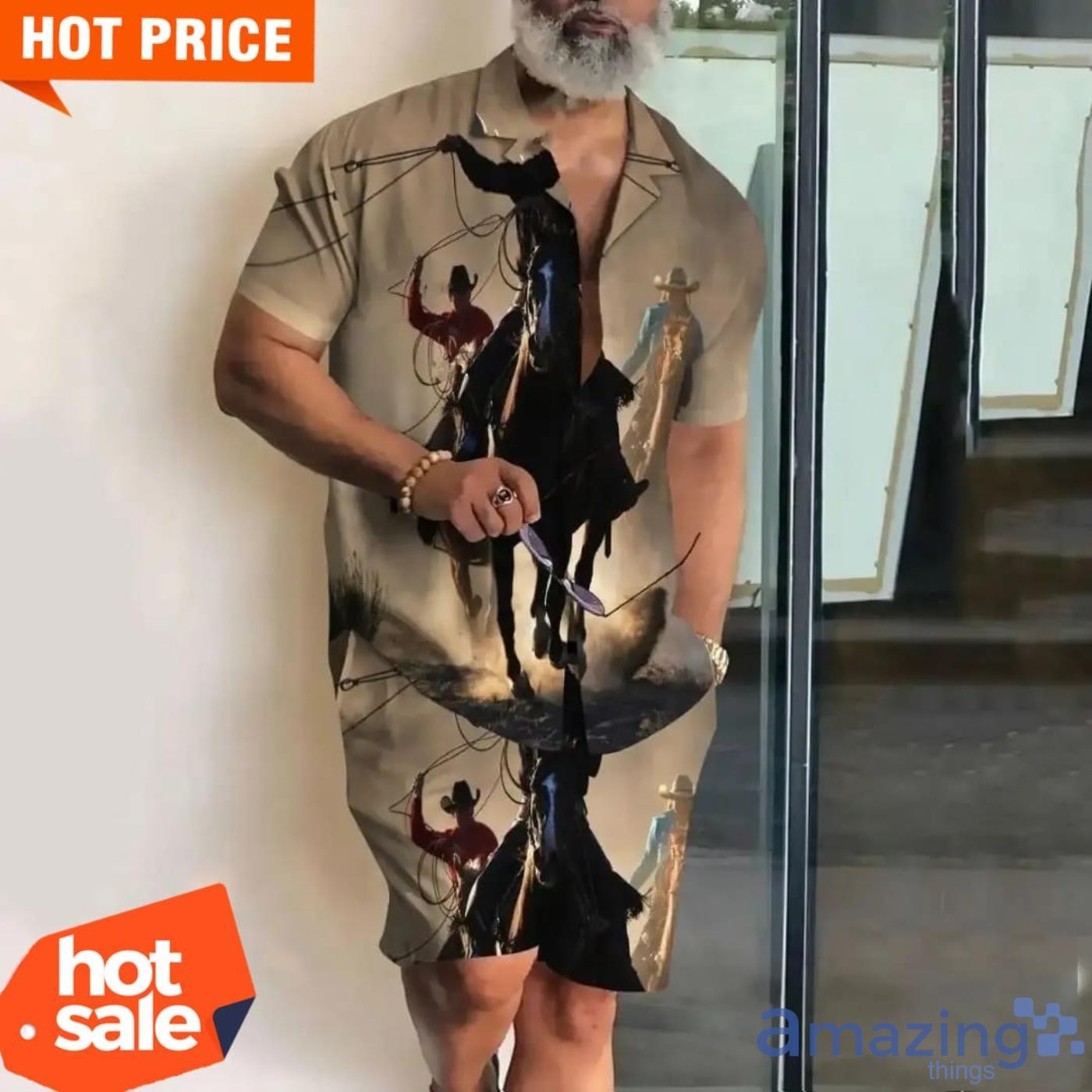 Cowboy Hawaiian Shirt For Men And Women Product Photo 1 Cowboy Hawaiian Shirt For Men And Women Product Photo 1