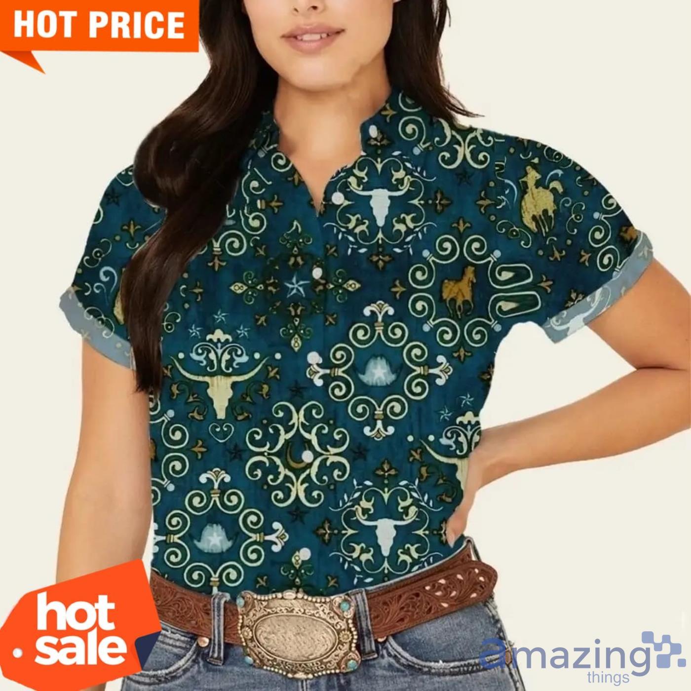 Cowgirl Hawaiian Shirt Best Animal Lovers Hawaiian Shirt Product Photo 1 Cowgirl Hawaiian Shirt Best Animal Lovers Hawaiian Shirt Product Photo 1