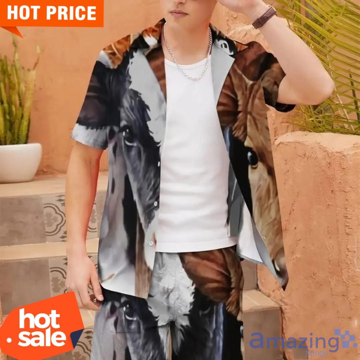 Cows Country Farm Short Sleeves Hawaiian Shirt image Cows Country Farm Short Sleeves Hawaiian Shirt Product Photo 3