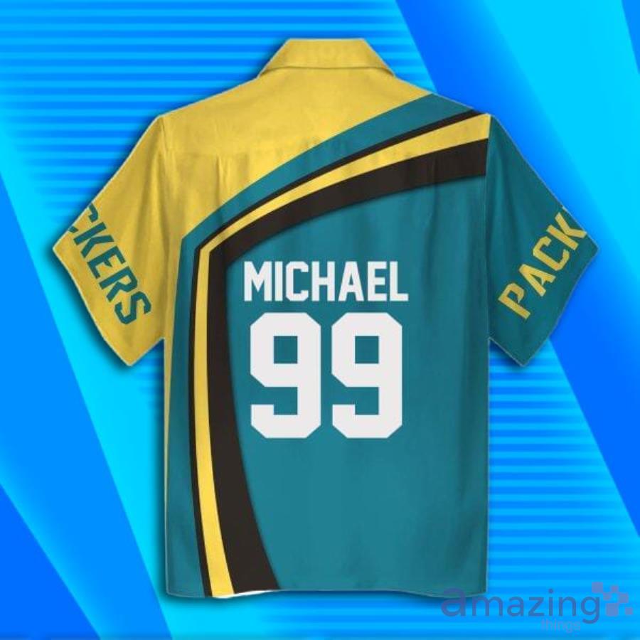 Custom Name Jacksonville Jaguars Football Short Sleeve Hawaiian Shirt image Custom Name Jacksonville Jaguars Football Short Sleeve Hawaiian Shirt Product Photo 3