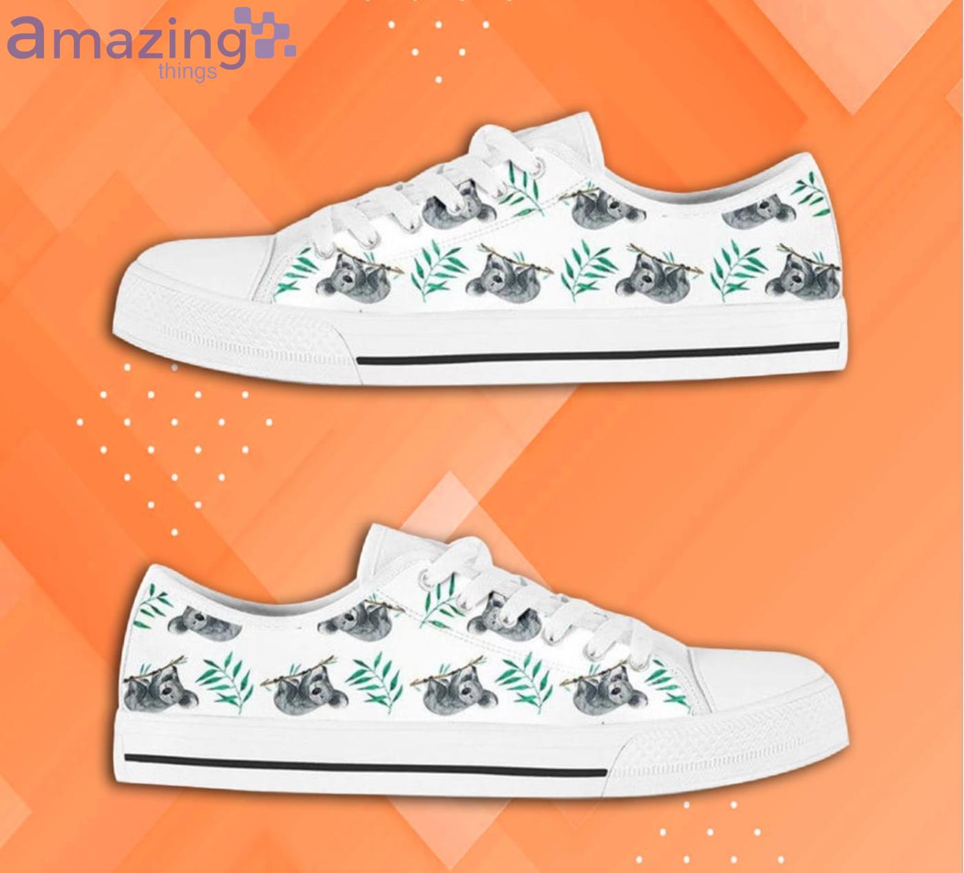 Cute Koala Pattern Low Top Shoes image Cute Koala Pattern Low Top Shoes Product Photo 2