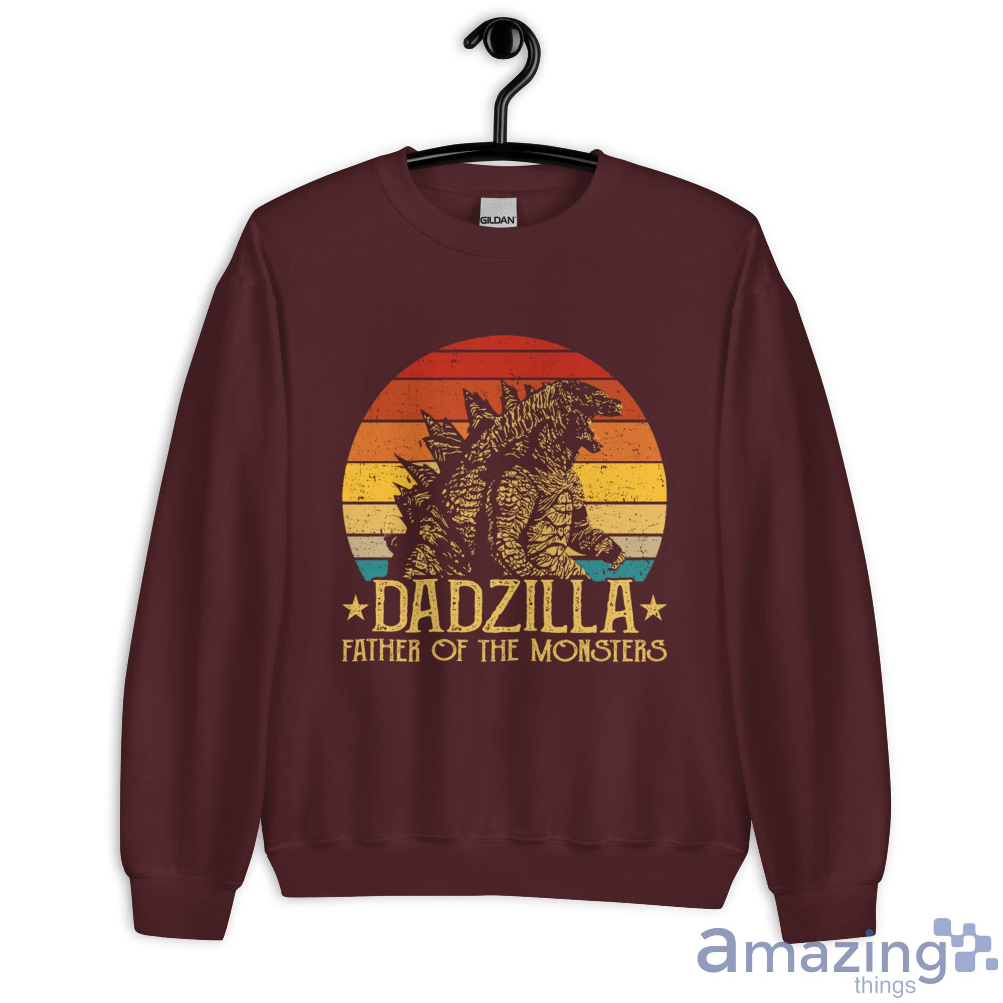 Dadzilla Fathe Of The Monsters Shirt image Dadzilla Fathe Of The Monsters Shirt - Unisex Heavy Blend Crewneck Sweatshirt-1