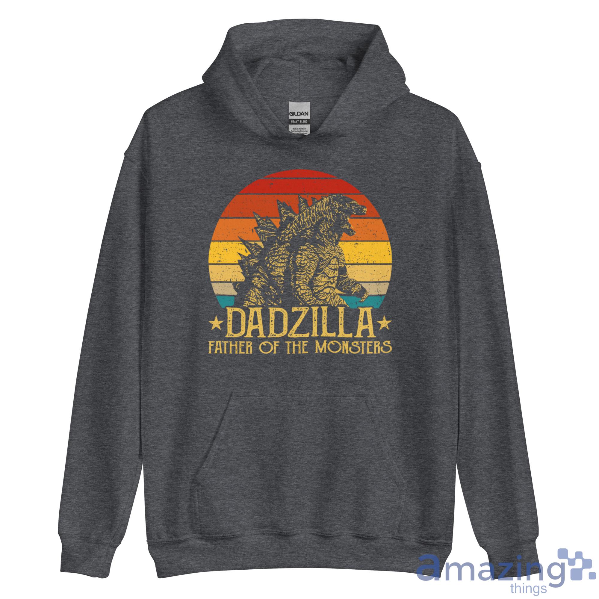 Dadzilla Fathe Of The Monsters Shirt image Dadzilla Fathe Of The Monsters Shirt - Unisex Heavy Blend Hooded Sweatshirt