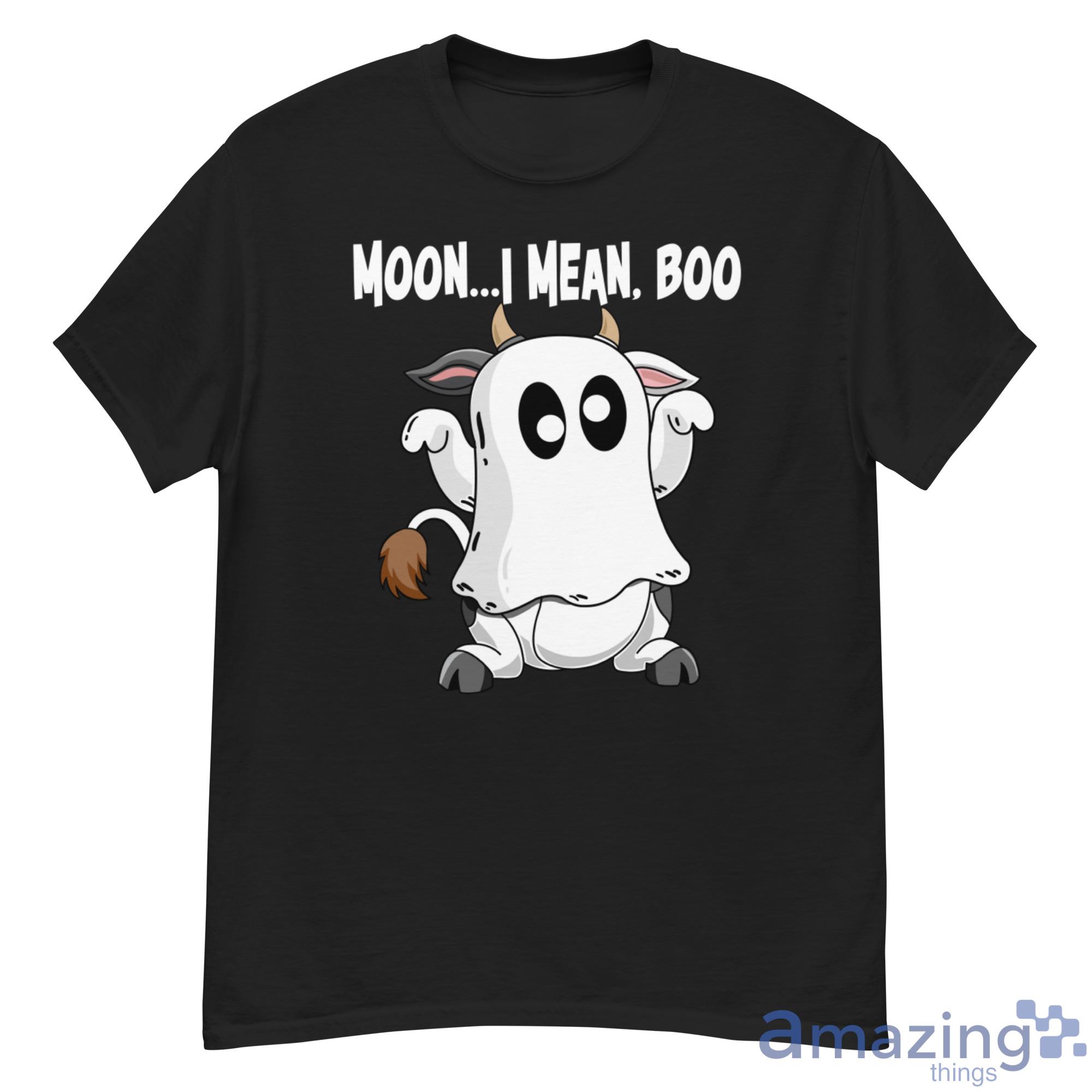 Dairy Cows Moo I Mean Boo Halloween Shirt image Dairy Cows Moo I Mean Boo Halloween Shirt - 500G Men’s Classic Tee Gildan