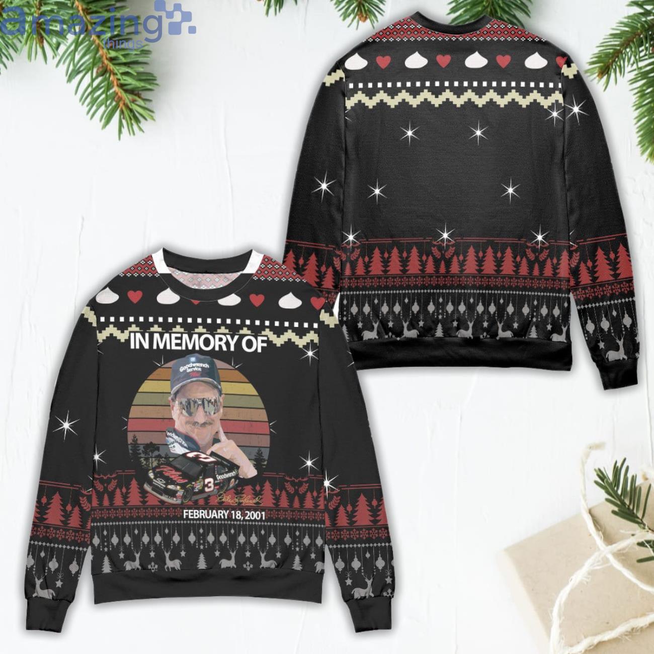 dale earnhardt christmas sweater