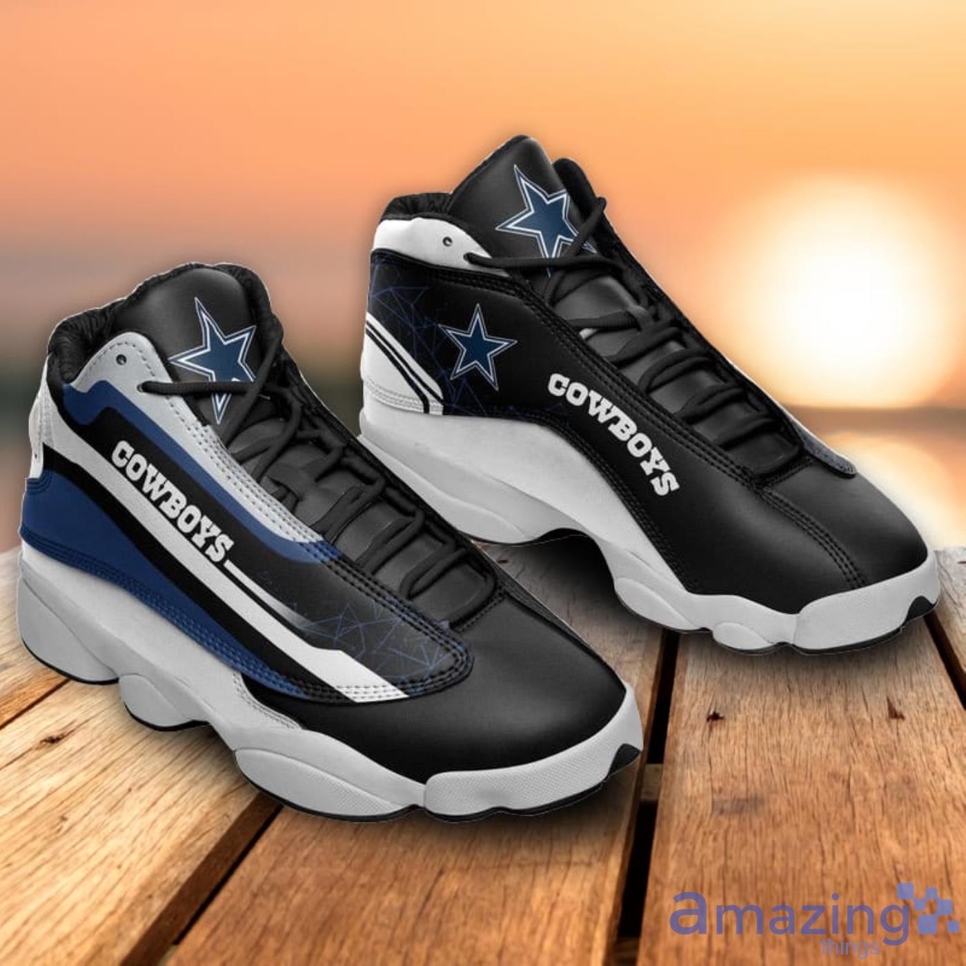 Dallas Cowboys Air Jordan 13 Shoes For Fans Product Photo 1 Dallas Cowboys Air Jordan 13 Shoes For Fans Product Photo 1