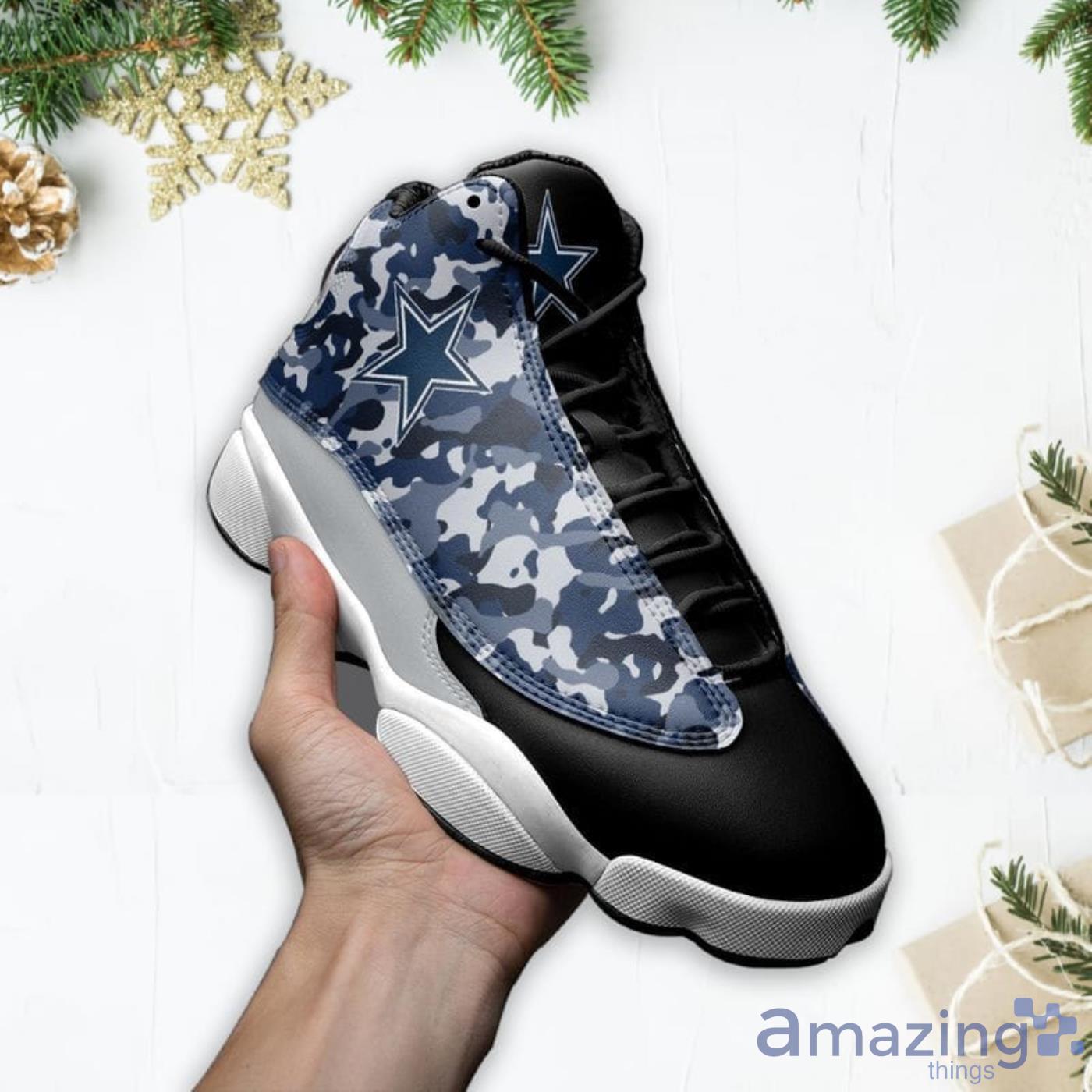 Dallas Cowboys Shoes Air Jordan 13 All Over Print V05 - Tana Elegant