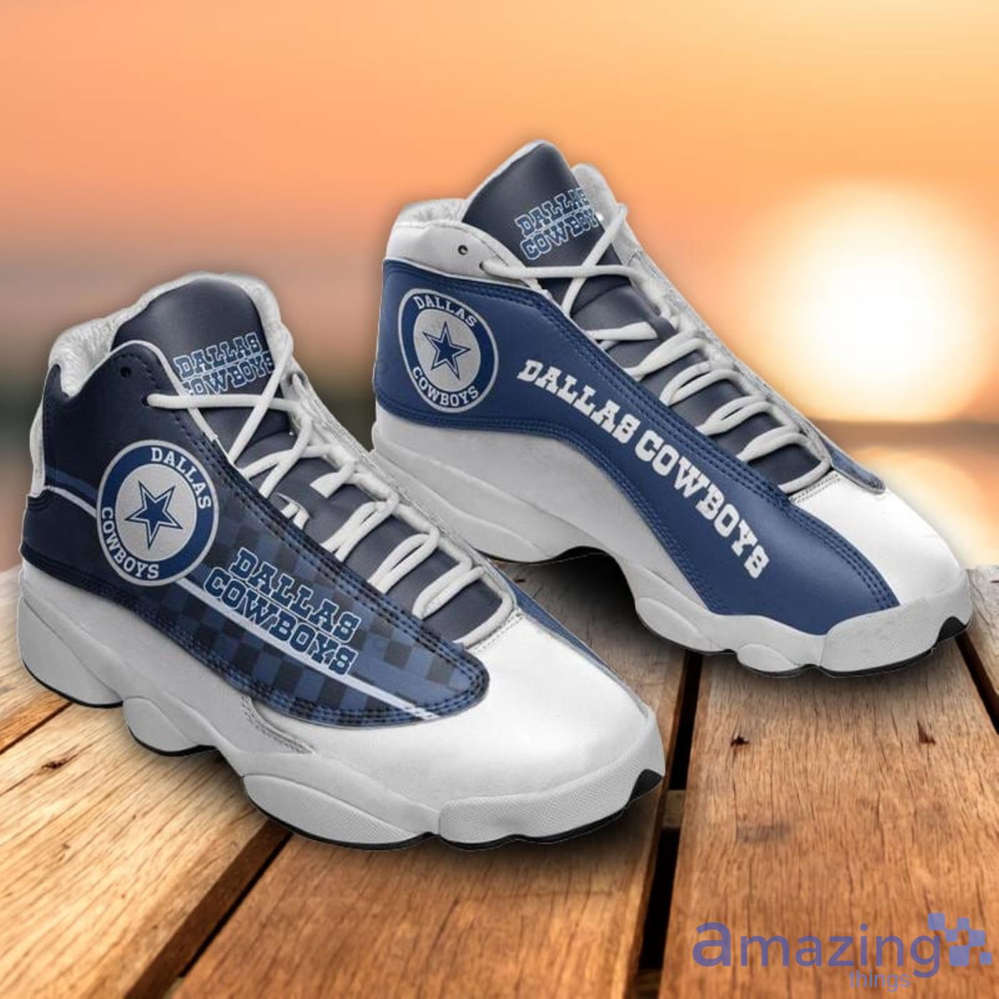 NFL Dallas Cowboys Teams Football Black Reze Shoes For Men And Women