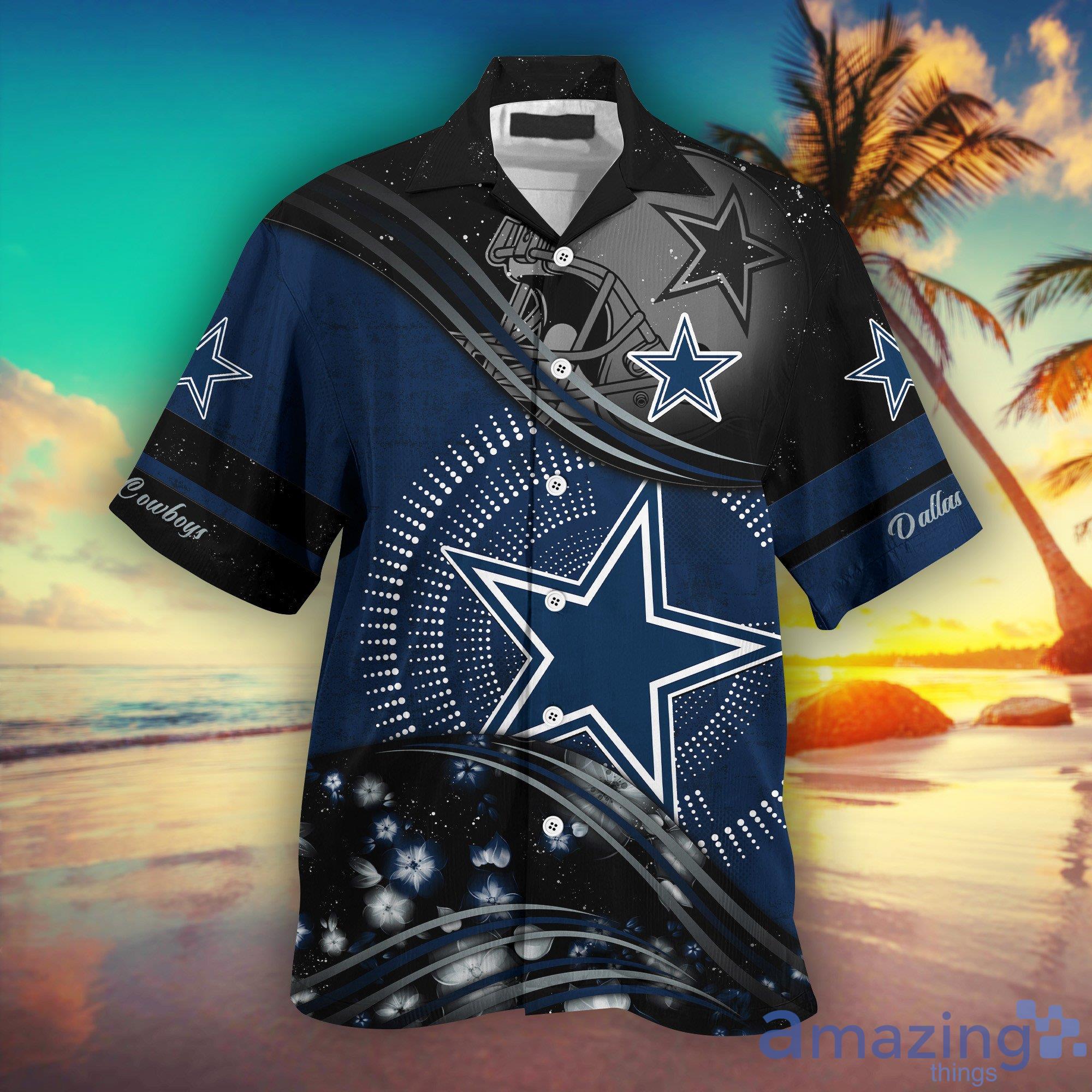 Nfl Hawaiian Shirt Dallas Cowboys And Short Floral 3d Custom Name