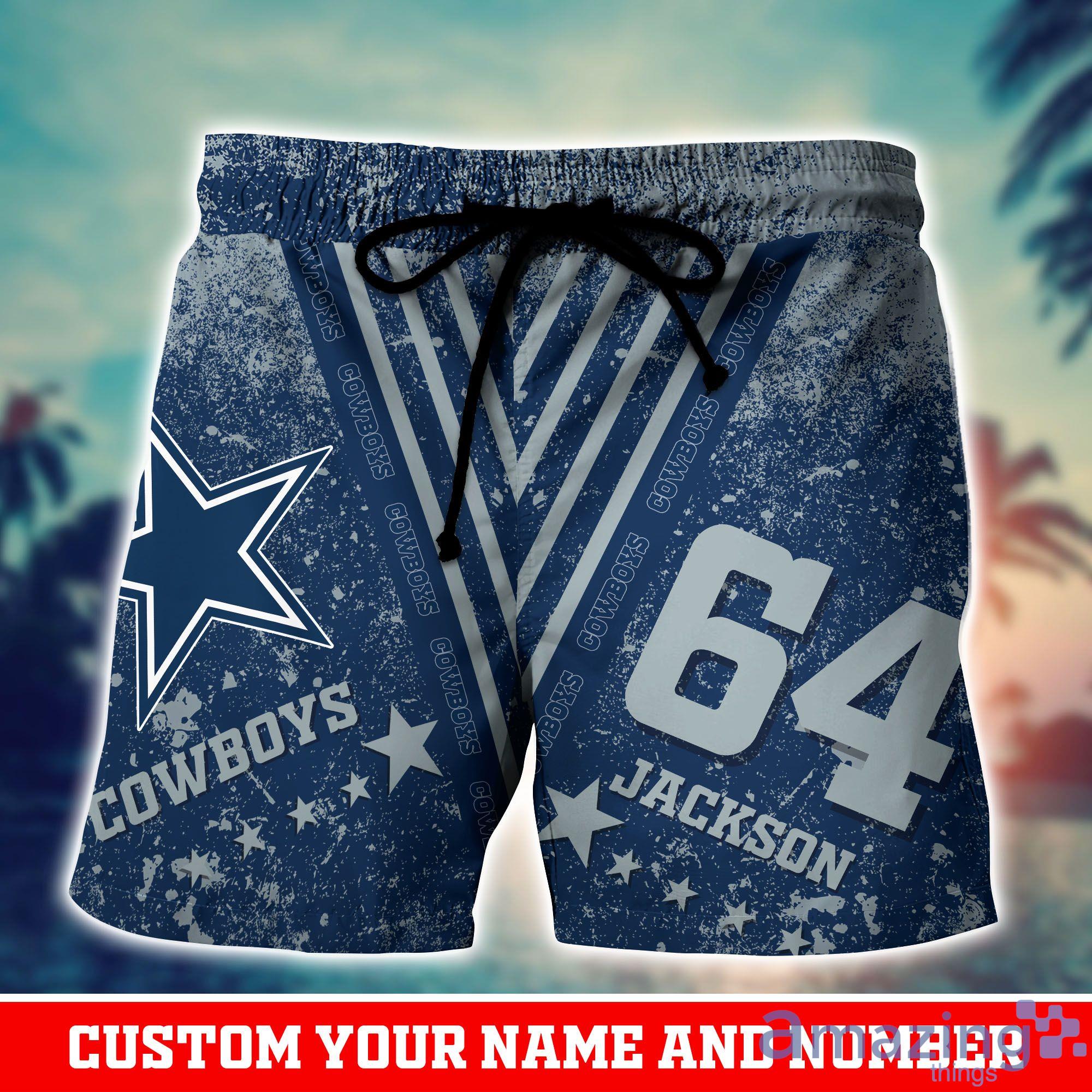 Dallas Cowboys NFL Personalized Dirty Grunge Style Short Sleeves