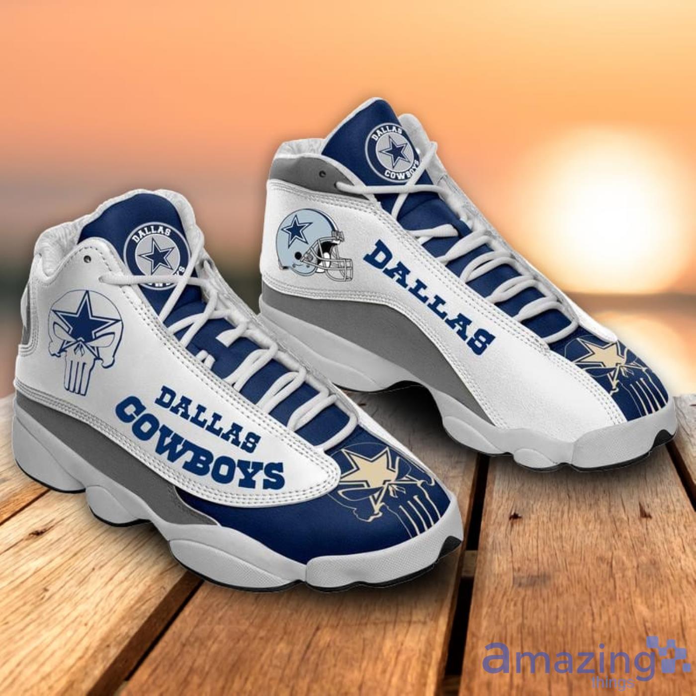 Dallas Cowboys Team Form Air Jordan 13 Sneakers Shoes