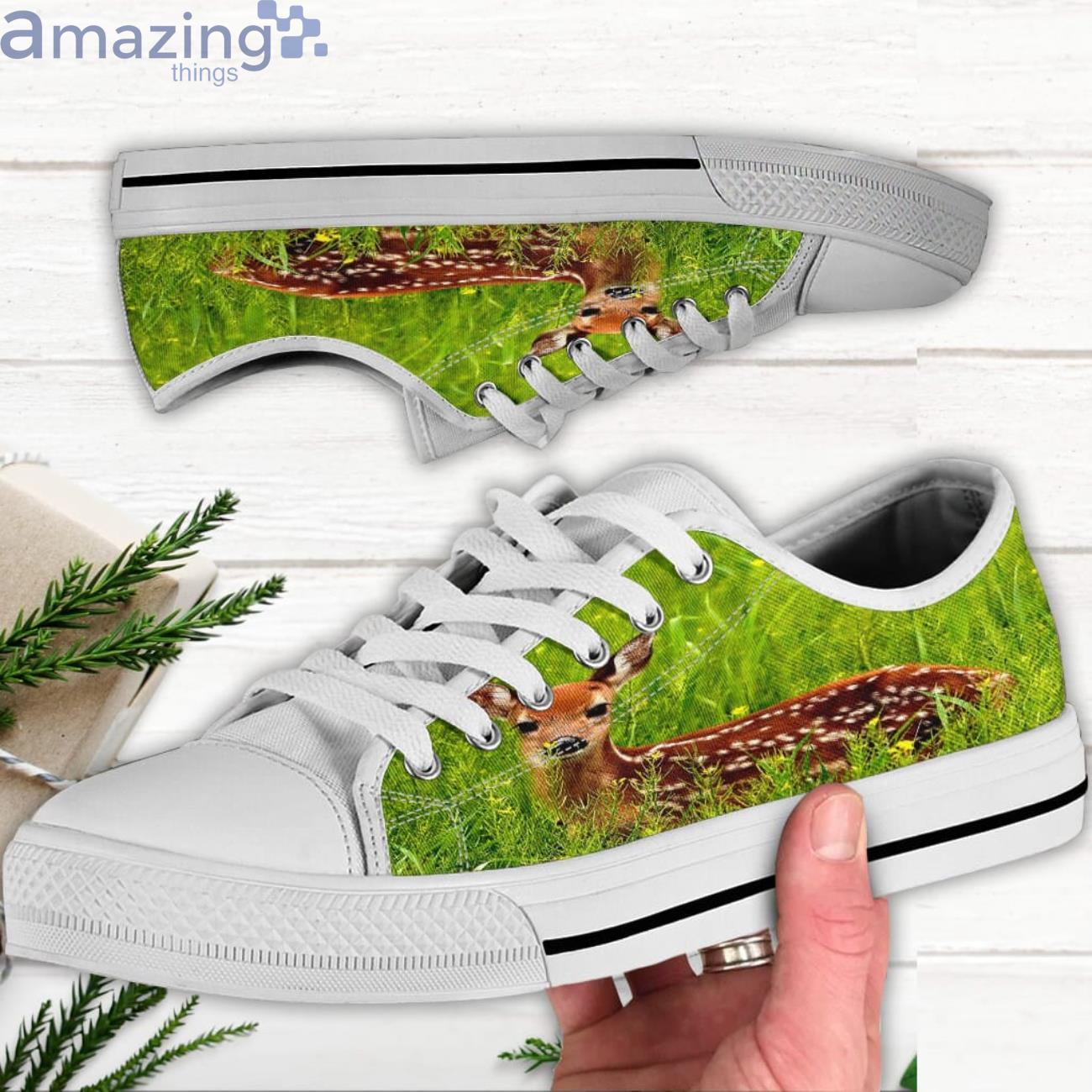 Deer Shoes Deer Lover Low Top Canvas Shoes Product Photo 1 Deer Shoes Deer Lover Low Top Canvas Shoes Product Photo 1