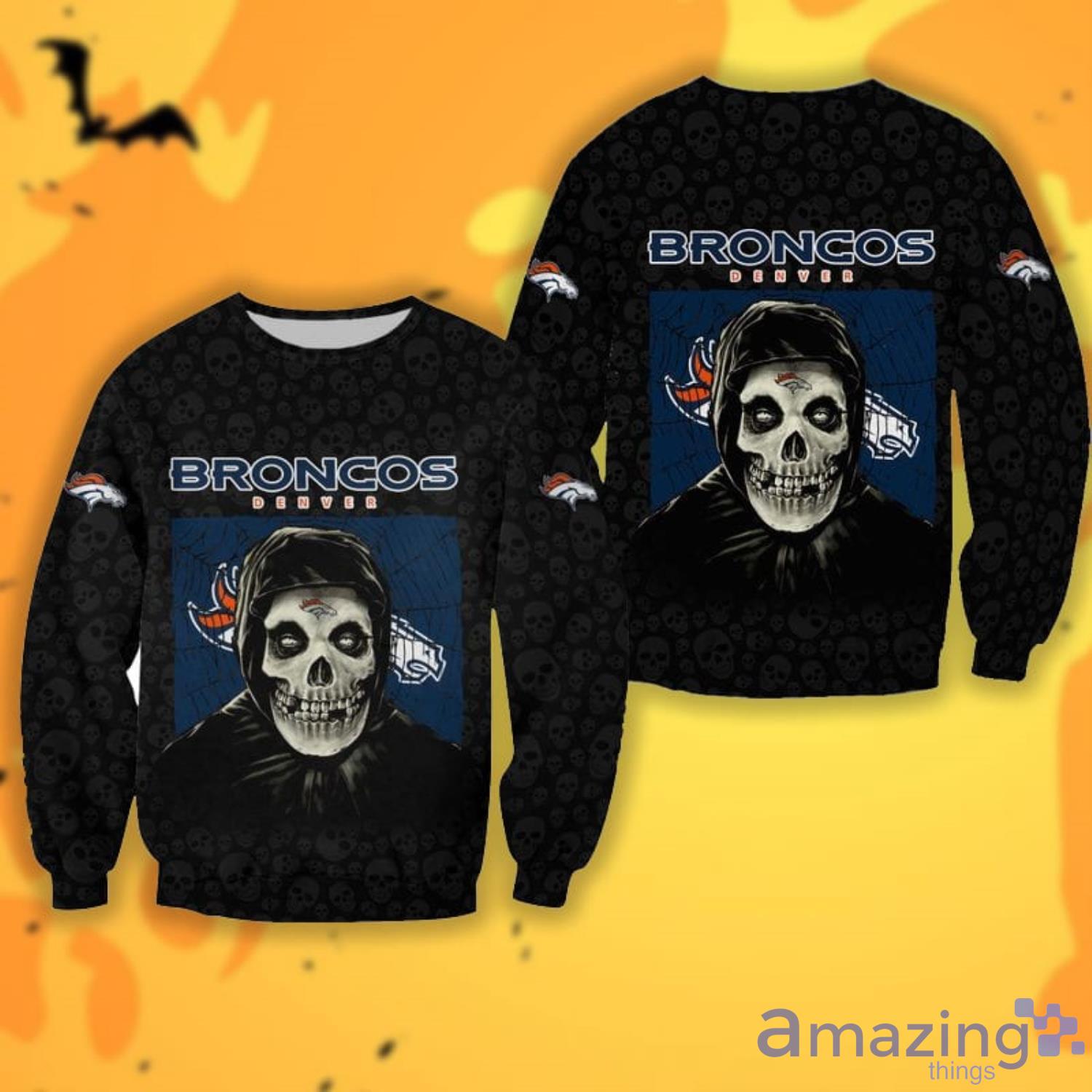 Denver Broncos Horror Halloween 3D Hoodie All Over Print - T-shirts Low  Price