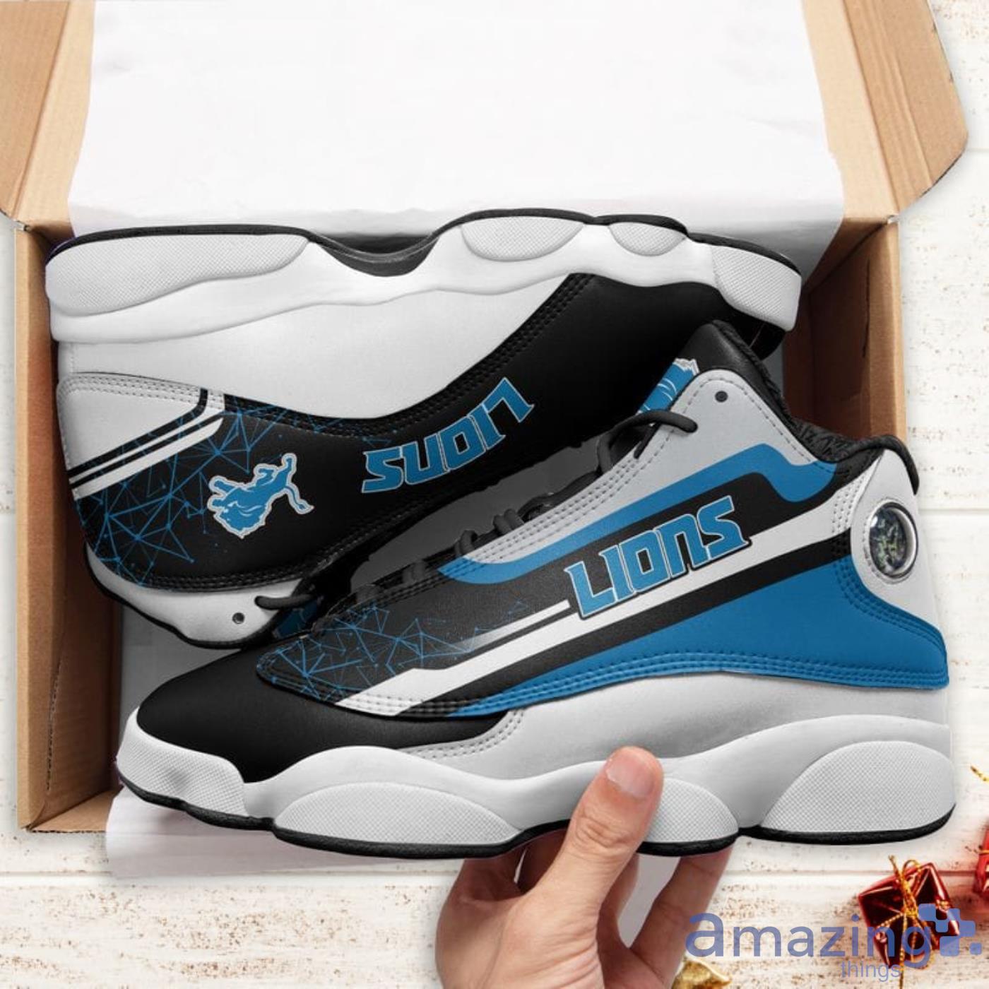 Detroit Lions Air Jordan 13 Shoes For Fans