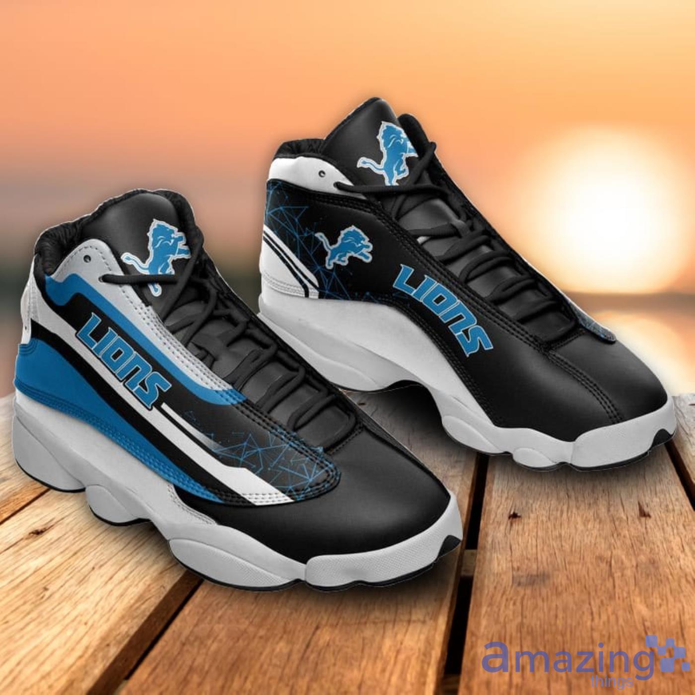 Detroit Lions Air Jordan 13 Shoes For Fans