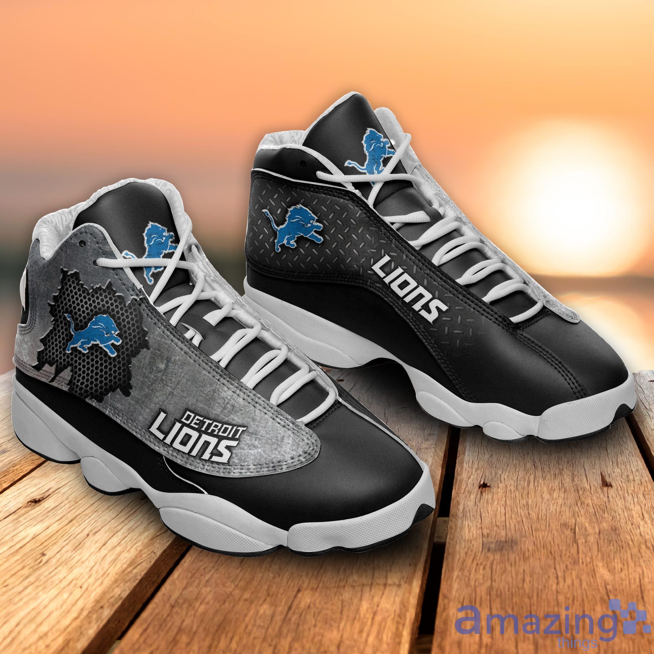 Detroit Lions Christmas Pattern Style Sneaker Air Jordan 11 Shoes