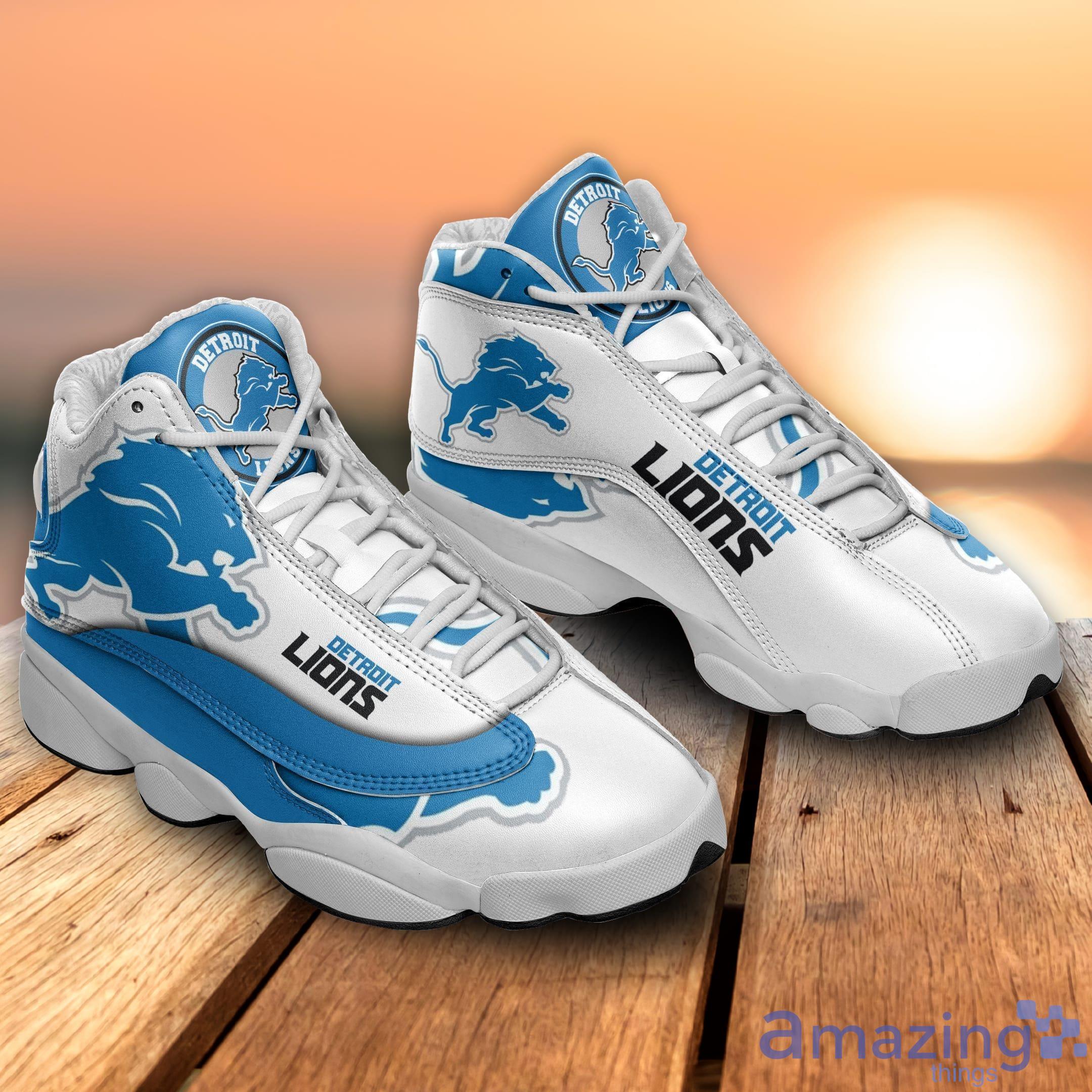 Detroit Lions Sport team Air Jordan 13 Sneakers Shoes