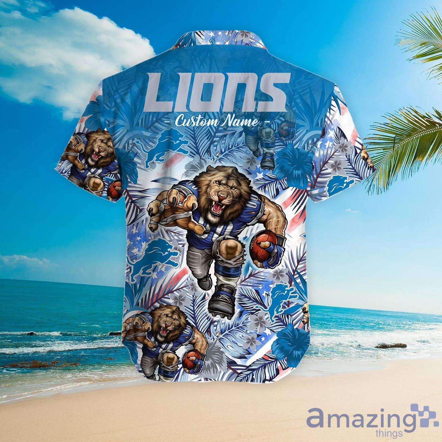 Detroit Lions Hawaiian Shirt Detroit Lions Cool Custom Hawaiian