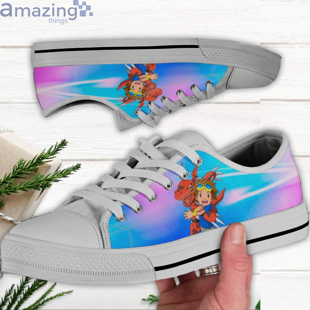 Digimon Shoes Digimon Lover Low Top Canvas Shoes Product Photo 1 Digimon Shoes Digimon Lover Low Top Canvas Shoes Product Photo 1