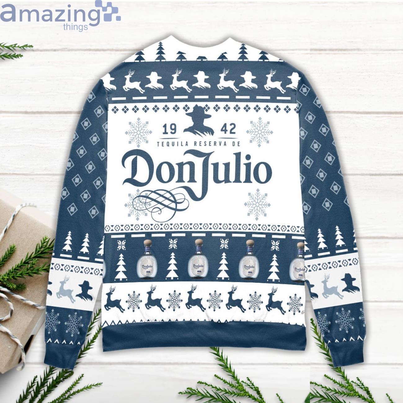 Don Julio 1942 Tequila Reserva Christmas Pattern Ugly Christmas Sweater image Don Julio 1942 Tequila Reserva Christmas Pattern Ugly Christmas Sweater Product Photo 3