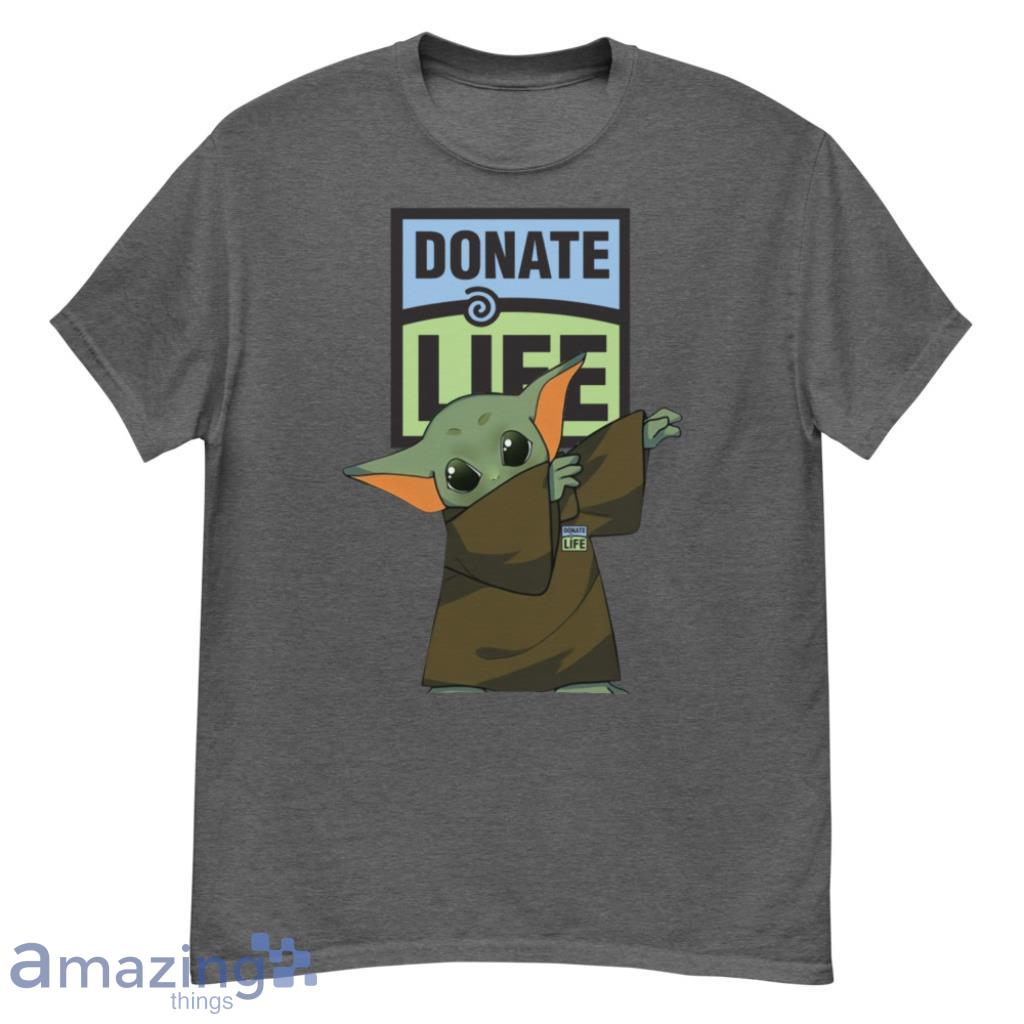 Donate Life Baby Yoda Dabbing Shirt - G500 Men’s Classic T-Shirt-1