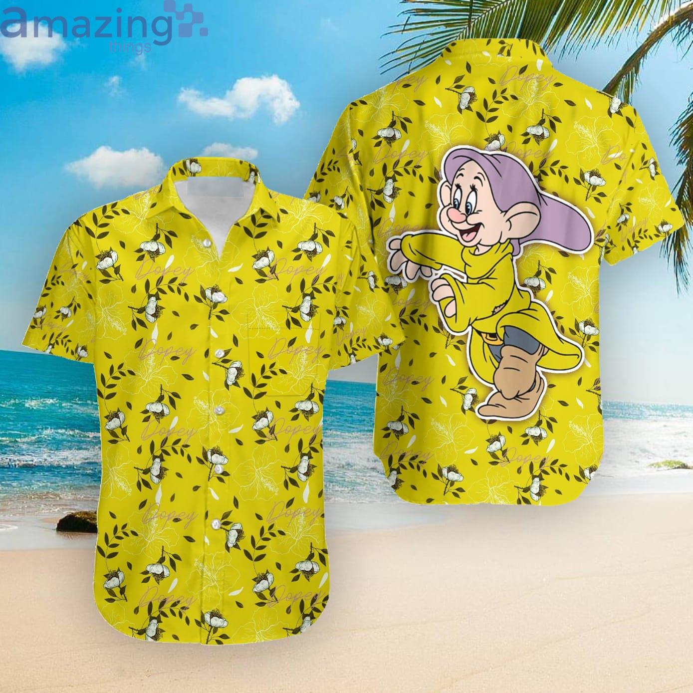 Dopey Disney Cartoon Hawaiian Shirt Product Photo 1