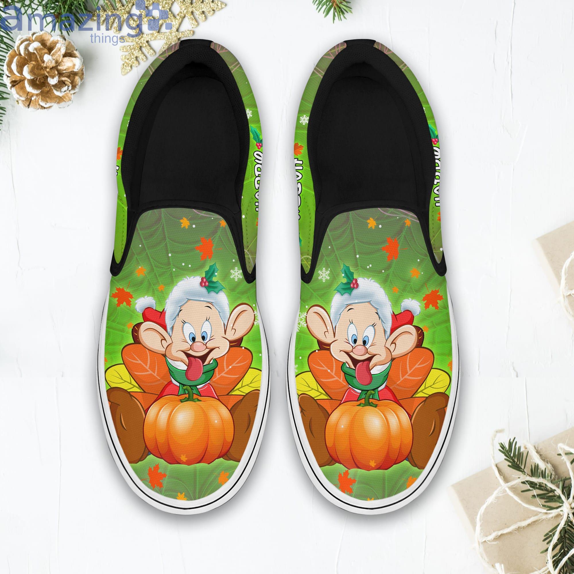 Dopey Green Disney Halloween Thanksgiving Christmas Slip On Shoes Product Photo 1 Dopey Green Disney Halloween Thanksgiving Christmas Slip On Shoes Product Photo 1