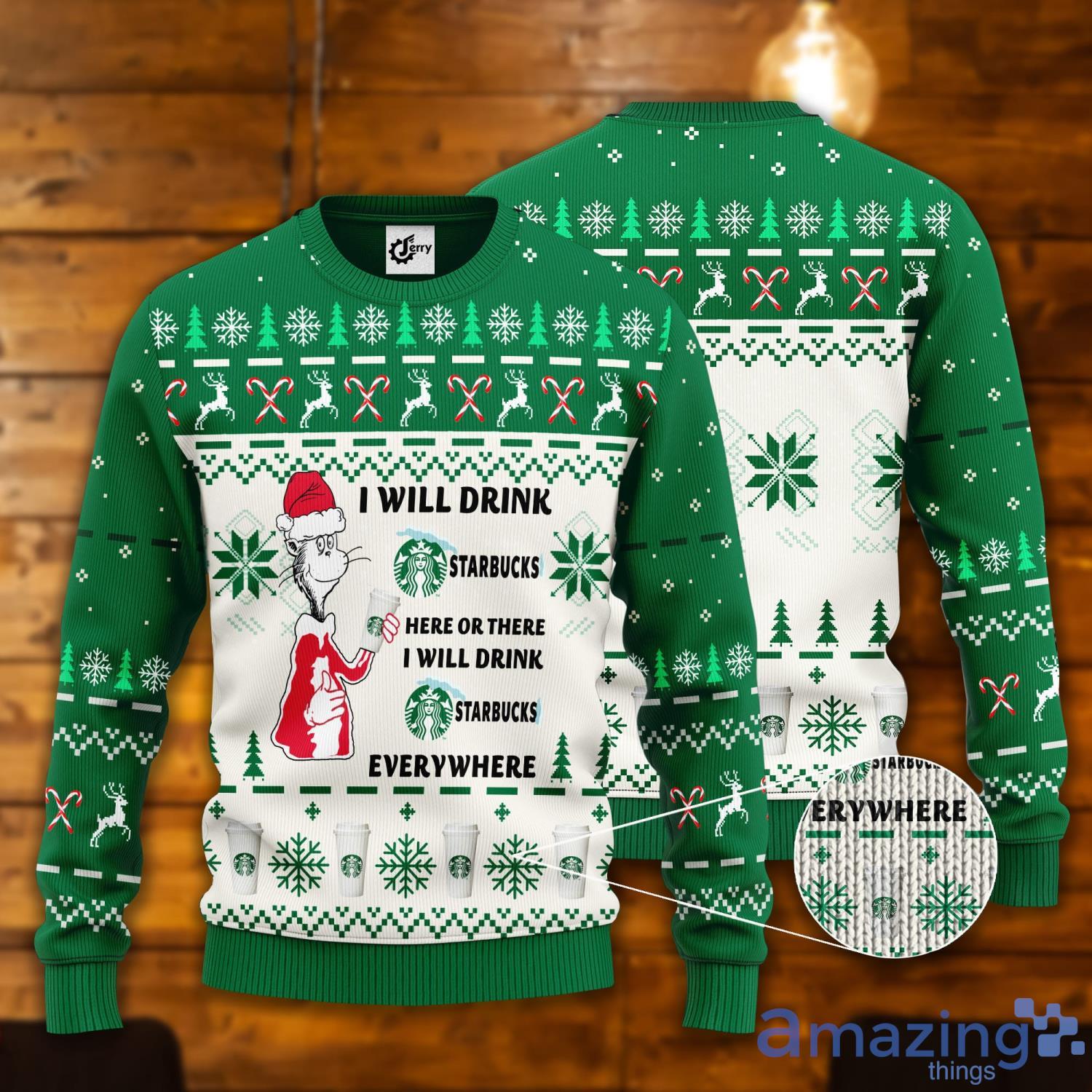 Dr seuss shop ugly christmas sweater