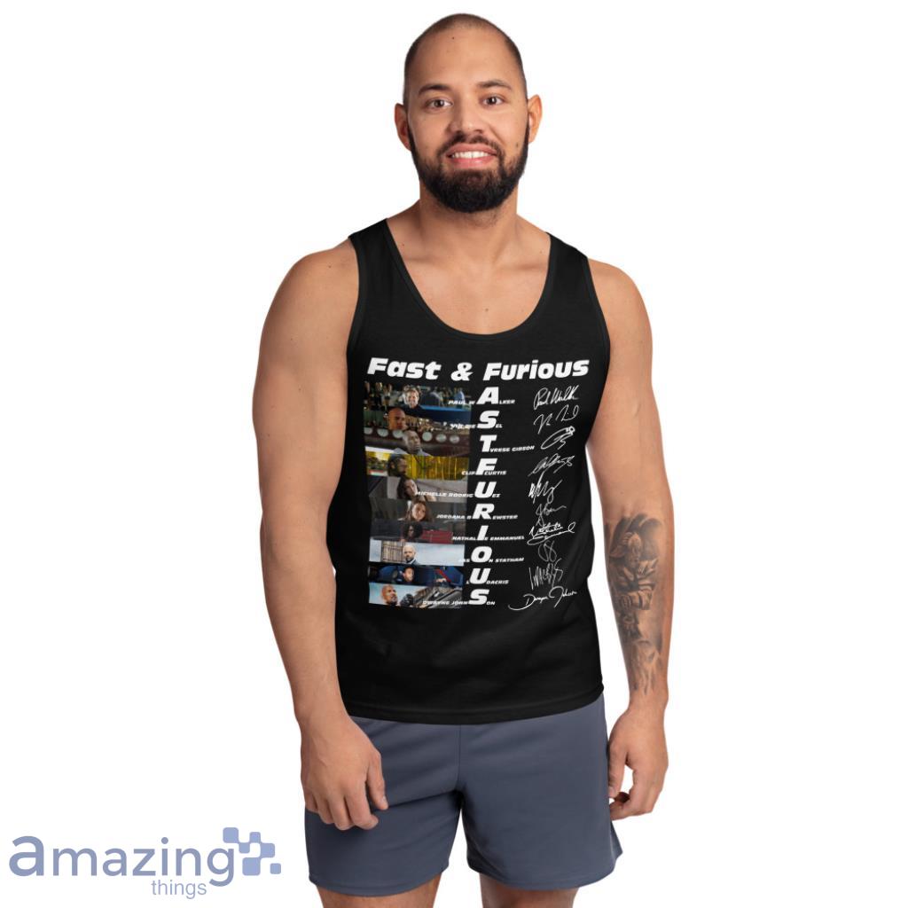 Fast And Furious Paul Walker Vin Diesel Tyrese Gibson Signatures Shirt image Fast And Furious Paul Walker Vin Diesel Tyrese Gibson Signatures Shirt - Ultra Cotton Tank Top
