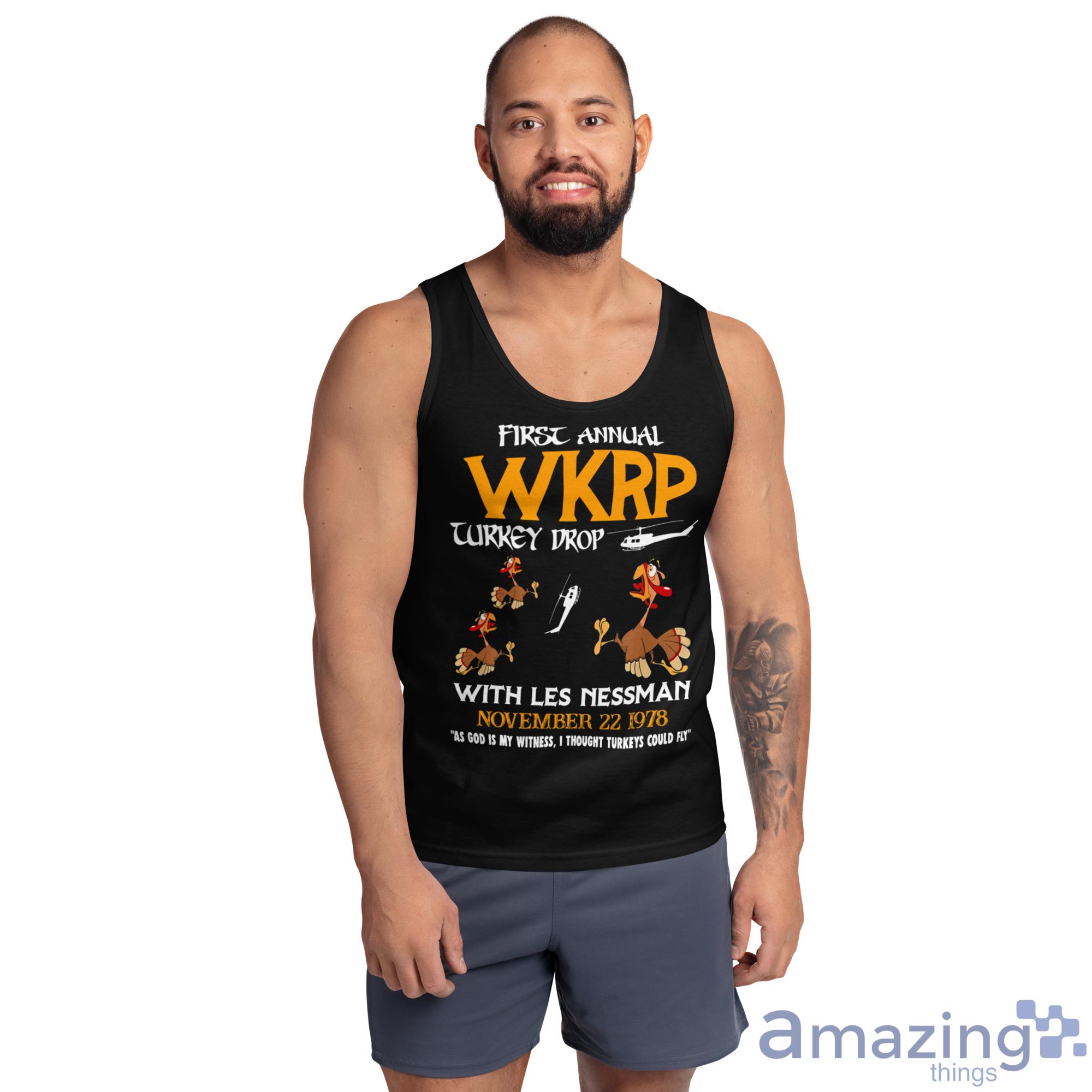 First Annual WKRP Turkey Drop November 22 1978 Shirt image First Annual WKRP Turkey Drop November 22 1978 Shirt - Ultra Cotton Tank Top
