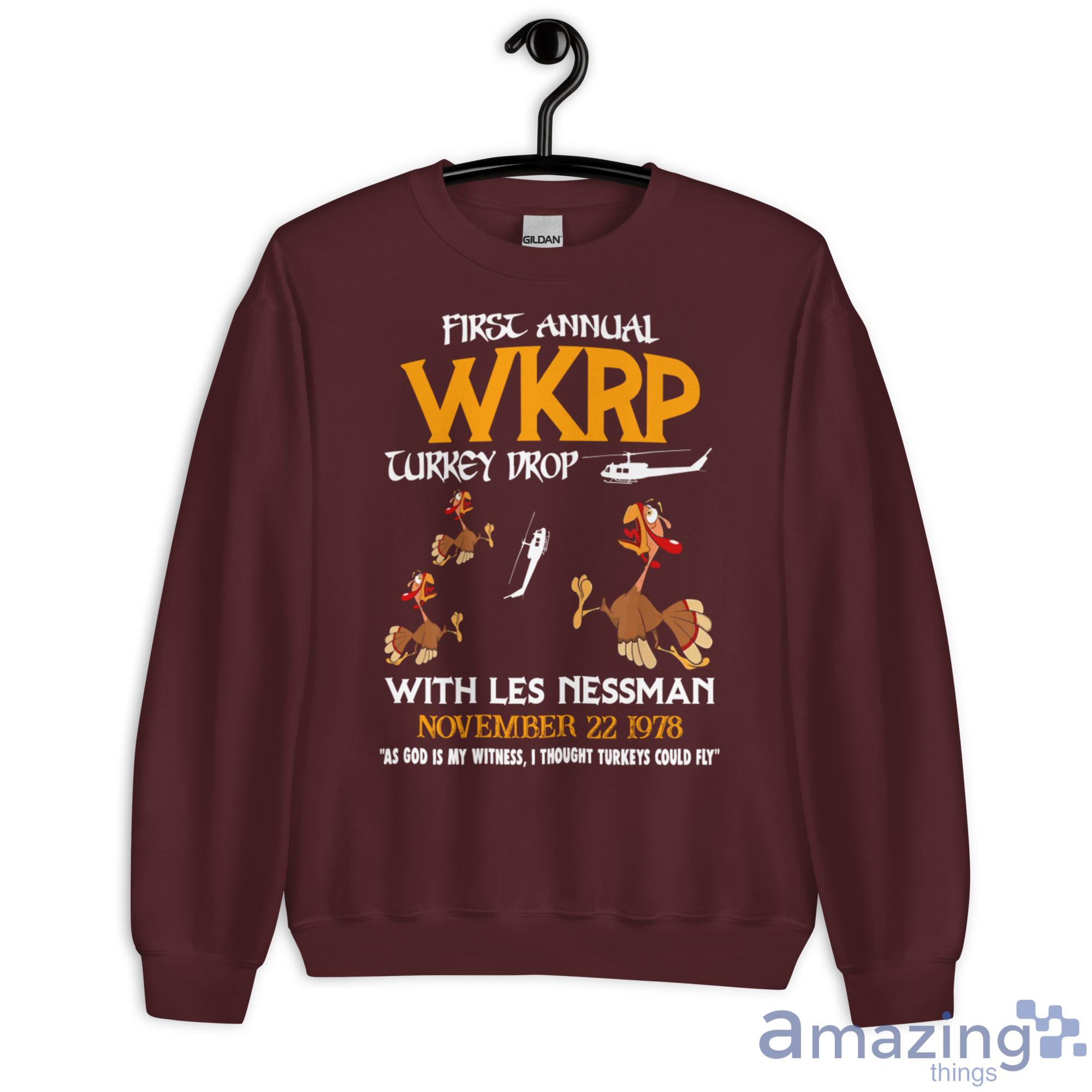 First Annual WKRP Turkey Drop November 22 1978 Shirt image First Annual WKRP Turkey Drop November 22 1978 Shirt - Unisex Heavy Blend Crewneck Sweatshirt-1
