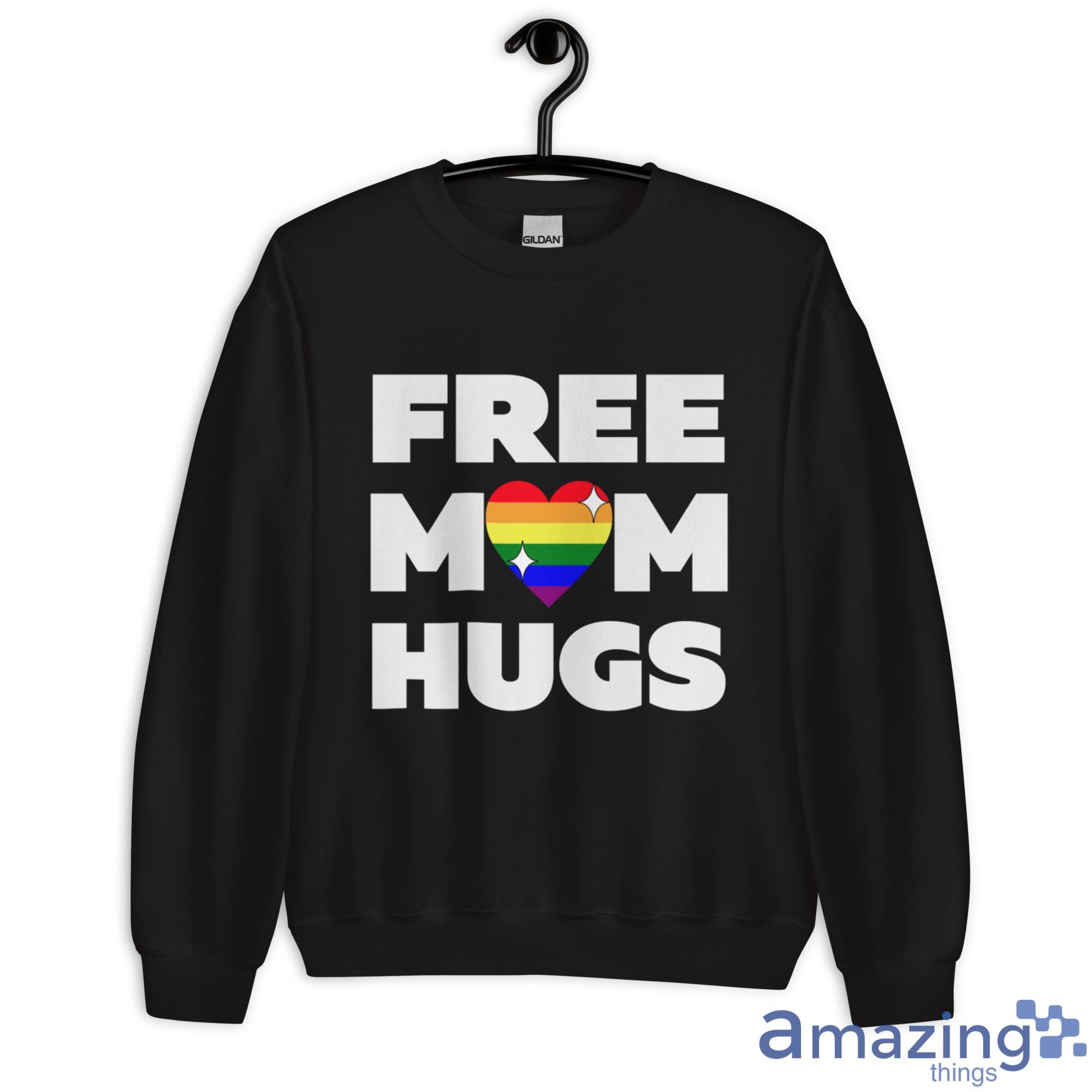 Free Mom Hugs LGBT Shirt image Free Mom Hugs LGBT Shirt - Unisex Heavy Blend Crewneck Sweatshirt
