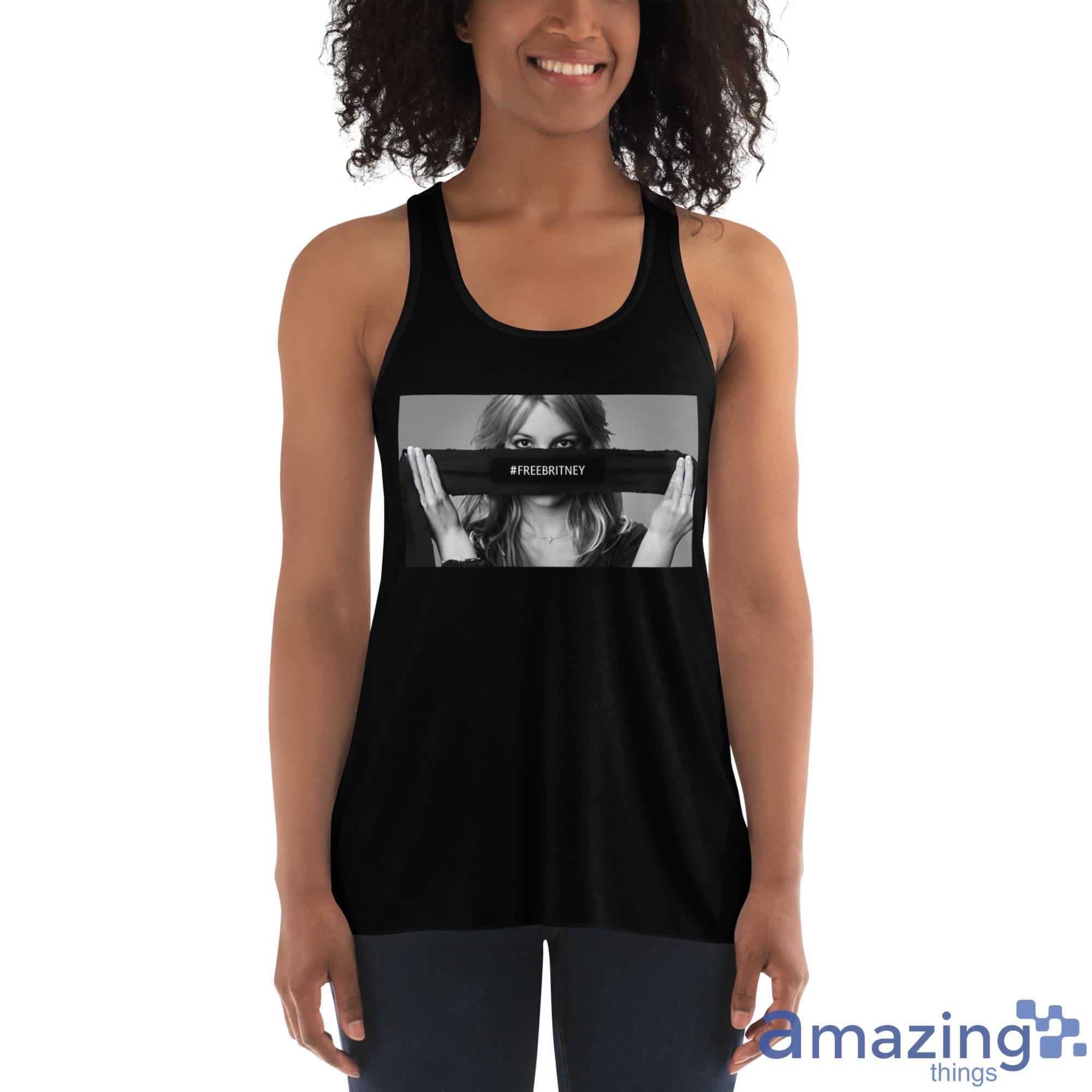 Freebritney Free Britney Shirt image Freebritney Free Britney Shirt - Womens Flowy Racerback Tank