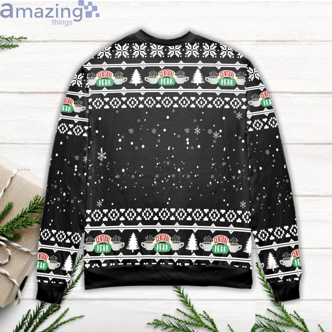 Friends Central Perk Coffee House Ugly Christmas Sweater image Friends Central Perk Coffee House Ugly Christmas Sweater Product Photo 3