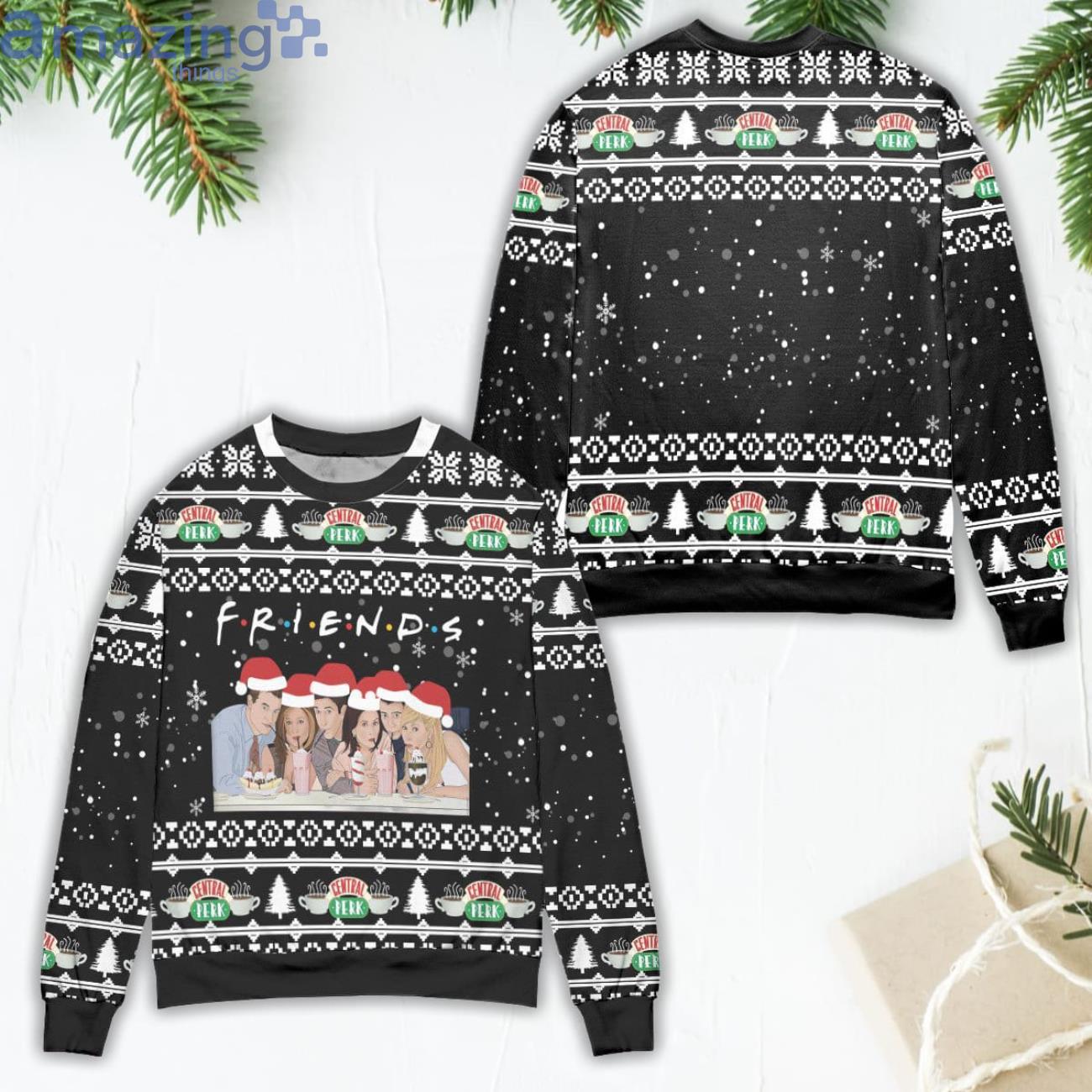 Friends Central Perk Coffee House Ugly Christmas Sweater Product Photo 1