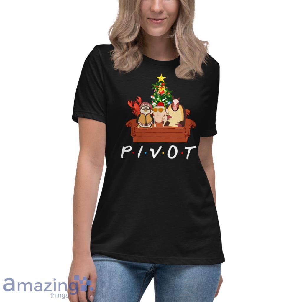 Friends Pivot Thanksgiving T Shirt, Sweatshirt image Friends Pivot Thanksgiving T-Shirt, Sweatshirt - Womens Relaxed Short Sleeve Jersey Tee