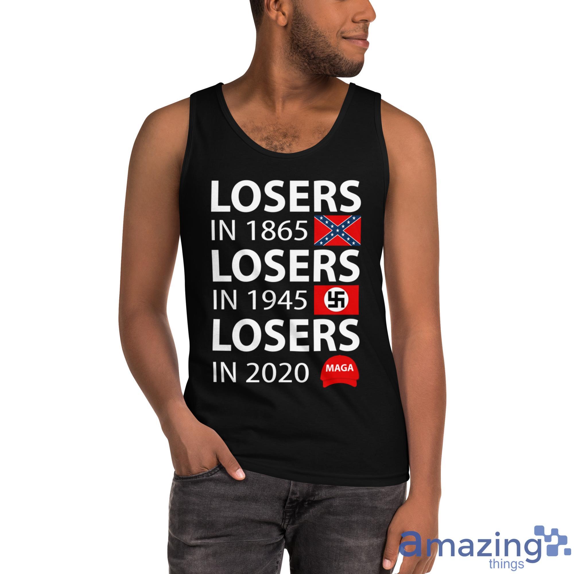 George Clooney Losers In 1865 Shirt image George Clooney Losers In 1865 Shirt - Ultra Cotton Tank Top