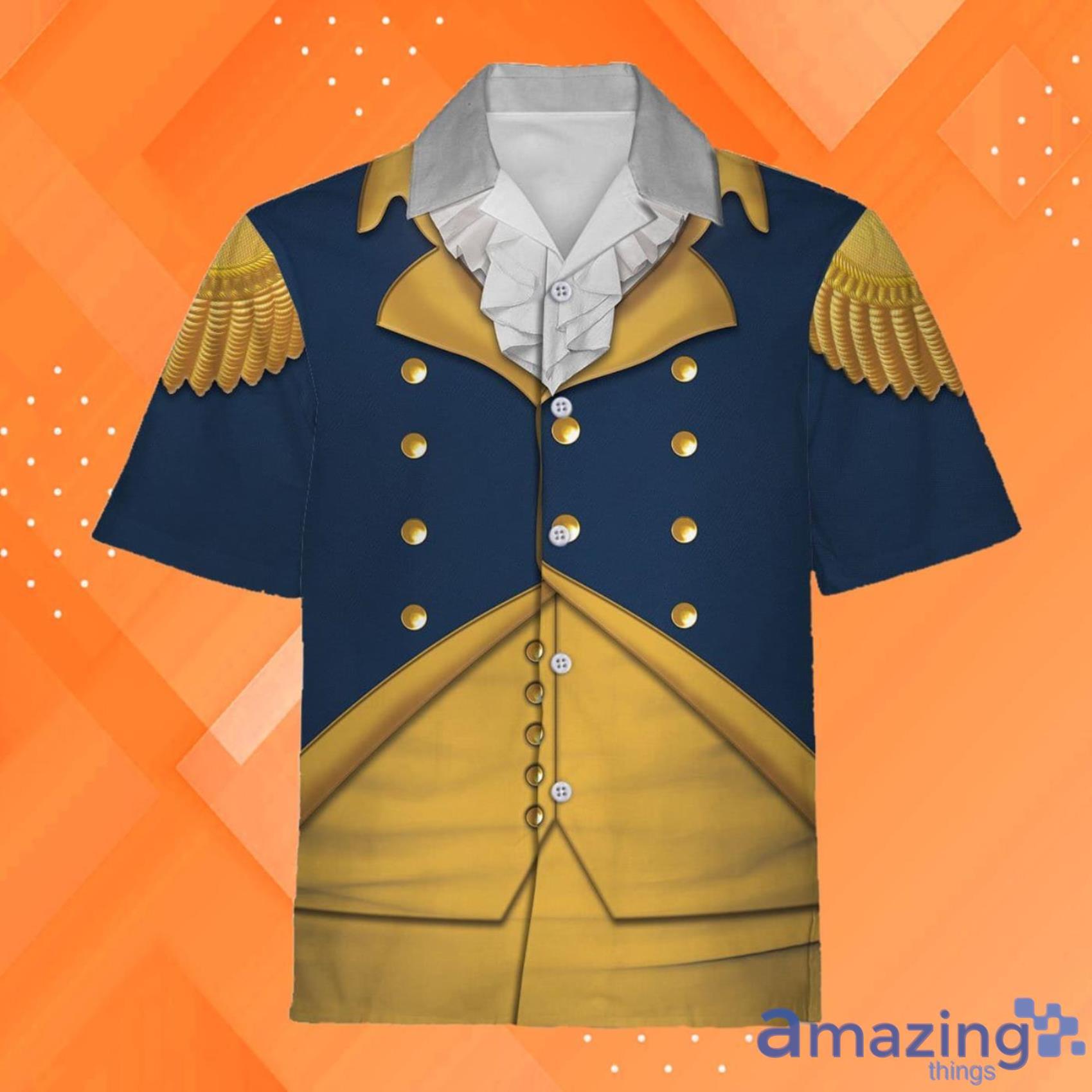 George Washington Hawaiian Shirt Product Photo 1 George Washington Hawaiian Shirt Product Photo 1