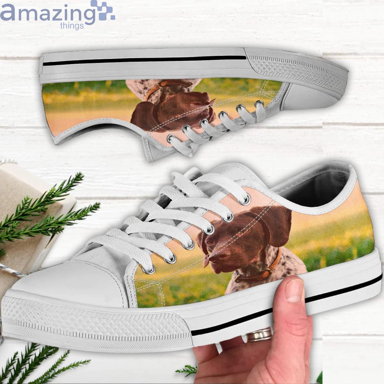 German Shorthaired Shoes German Shorthaired Lover Low Top Canvas Shoes Product Photo 1 German Shorthaired Shoes German Shorthaired Lover Low Top Canvas Shoes Product Photo 1