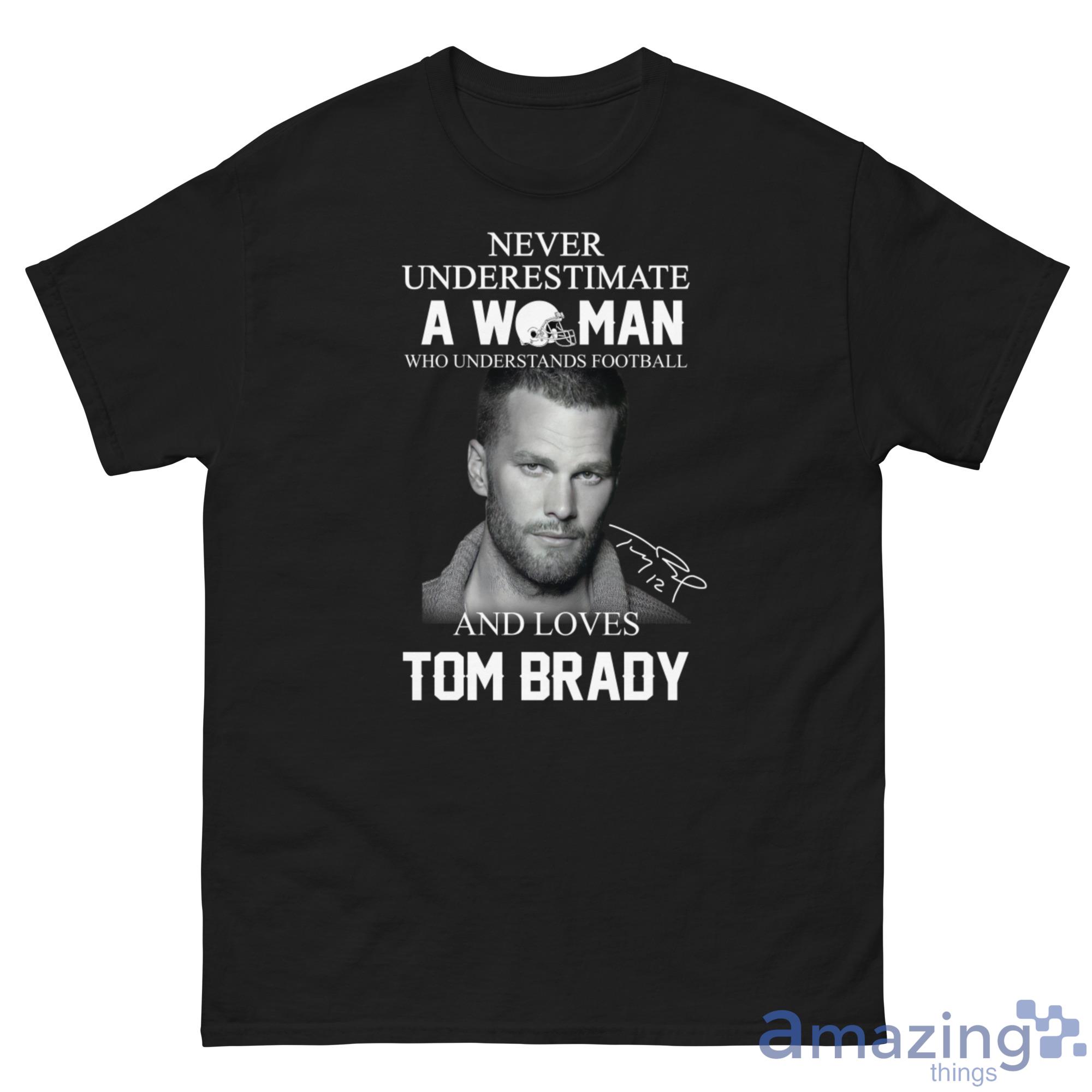 : Brady Football Ladies T-Shirt Casual Round Neck