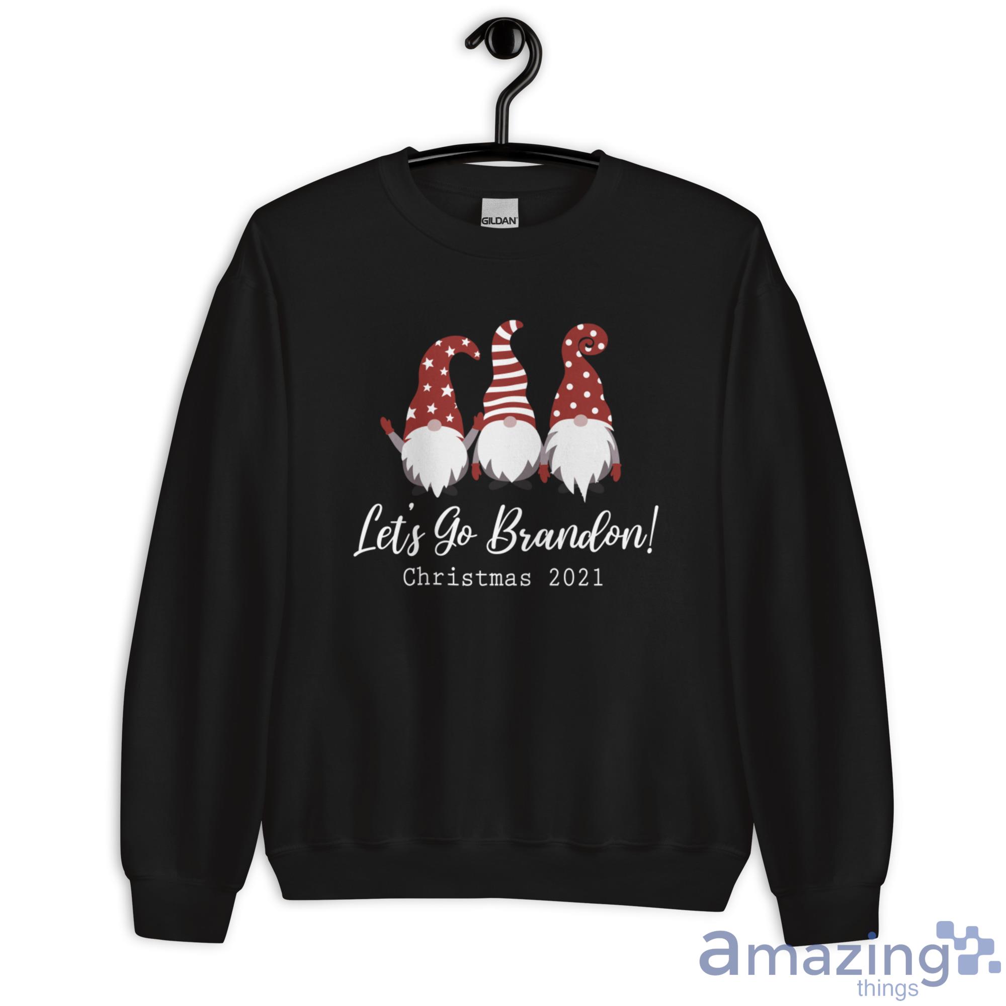 Gnome Let's Go Brandon 2021 Christmas Sweatshirt image Gnome Let's Go Brandon 2021 Christmas Sweatshirt