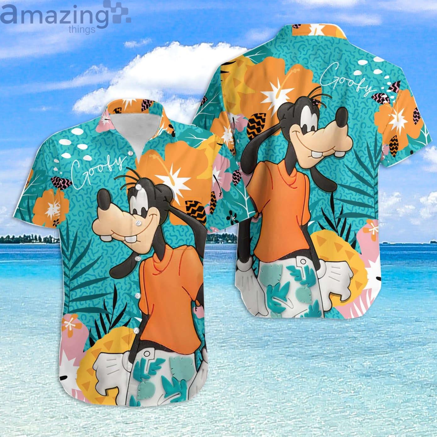 Goofy Dog Disney Cartoon Lover Hawaiian Shirt Product Photo 1