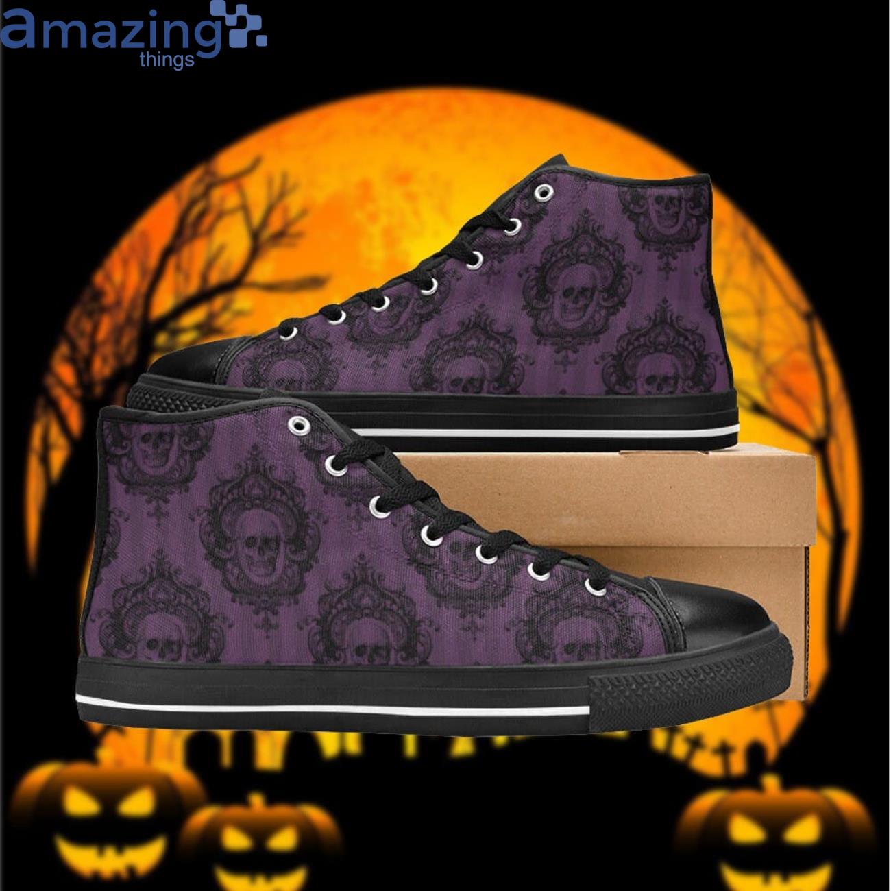 Gothic Skulls High Top Shoes Product Photo 1
