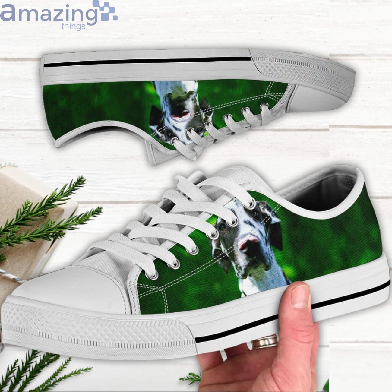 Great Dane Shoes Great Dane Lover Low Top Canvas Shoes Product Photo 1 Great Dane Shoes Great Dane Lover Low Top Canvas Shoes Product Photo 1